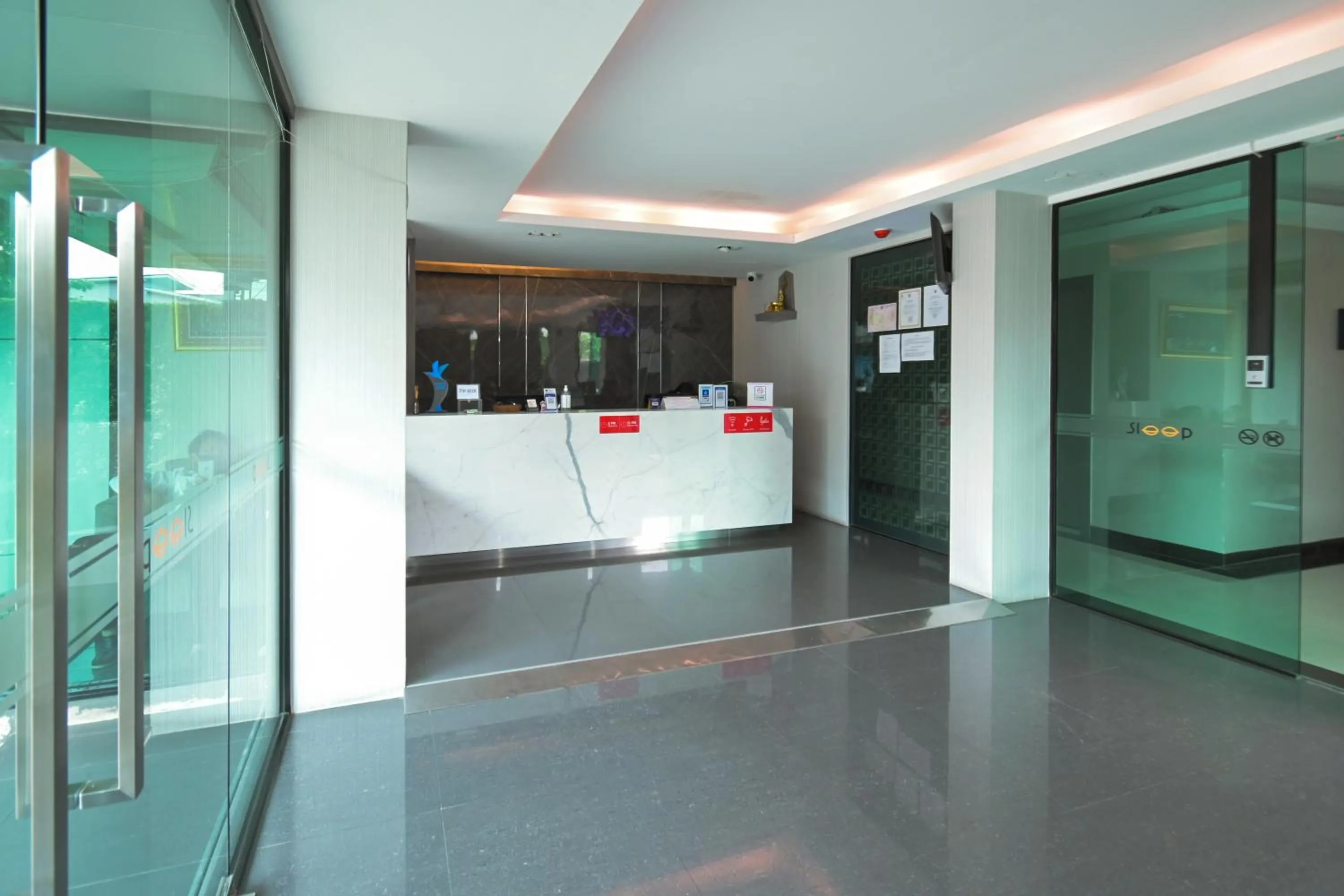 Lobby or reception in Sleep Hotel Bangkok