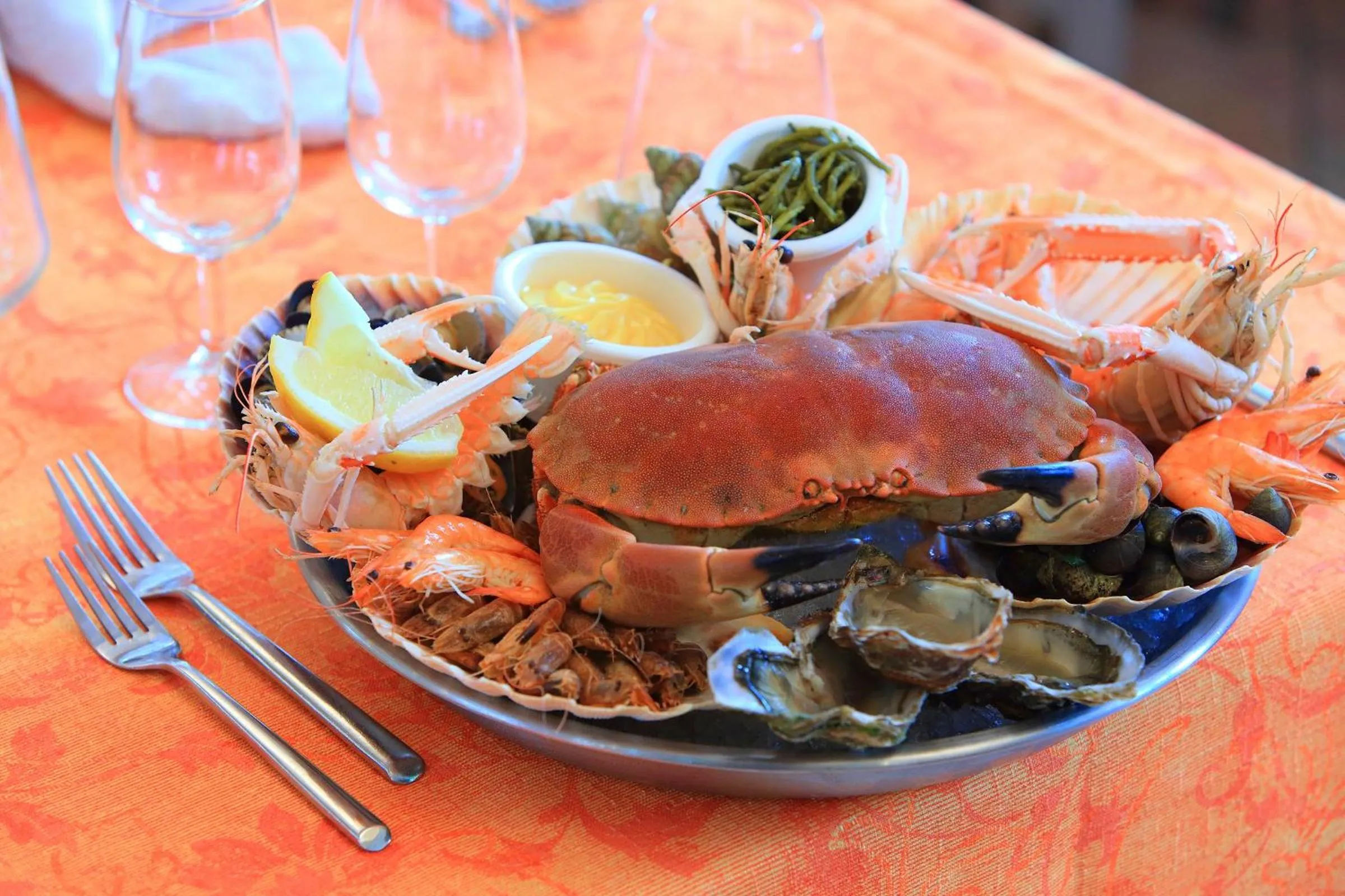 Lunch in Hôtel L'Escale - Piscine & SPA