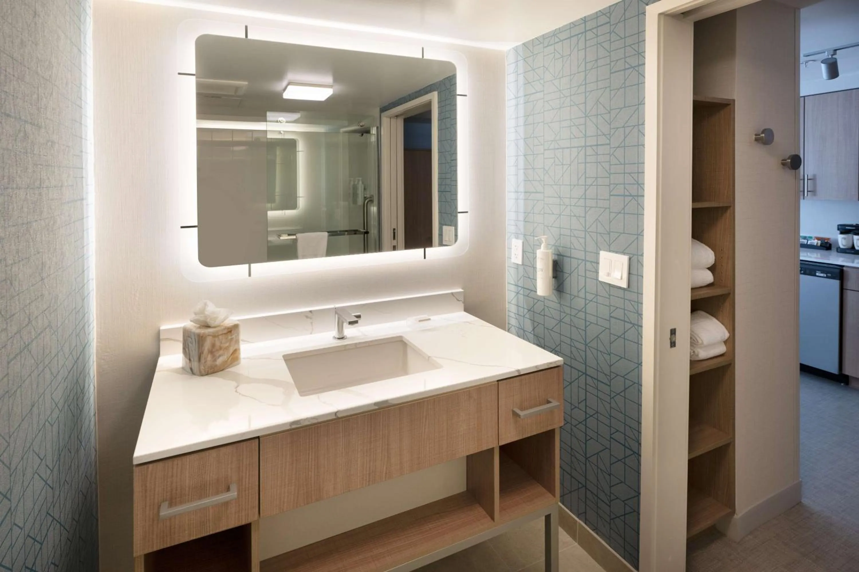 Bathroom in Homewood Suites by Hilton Atlanta Buckhead Pharr Road