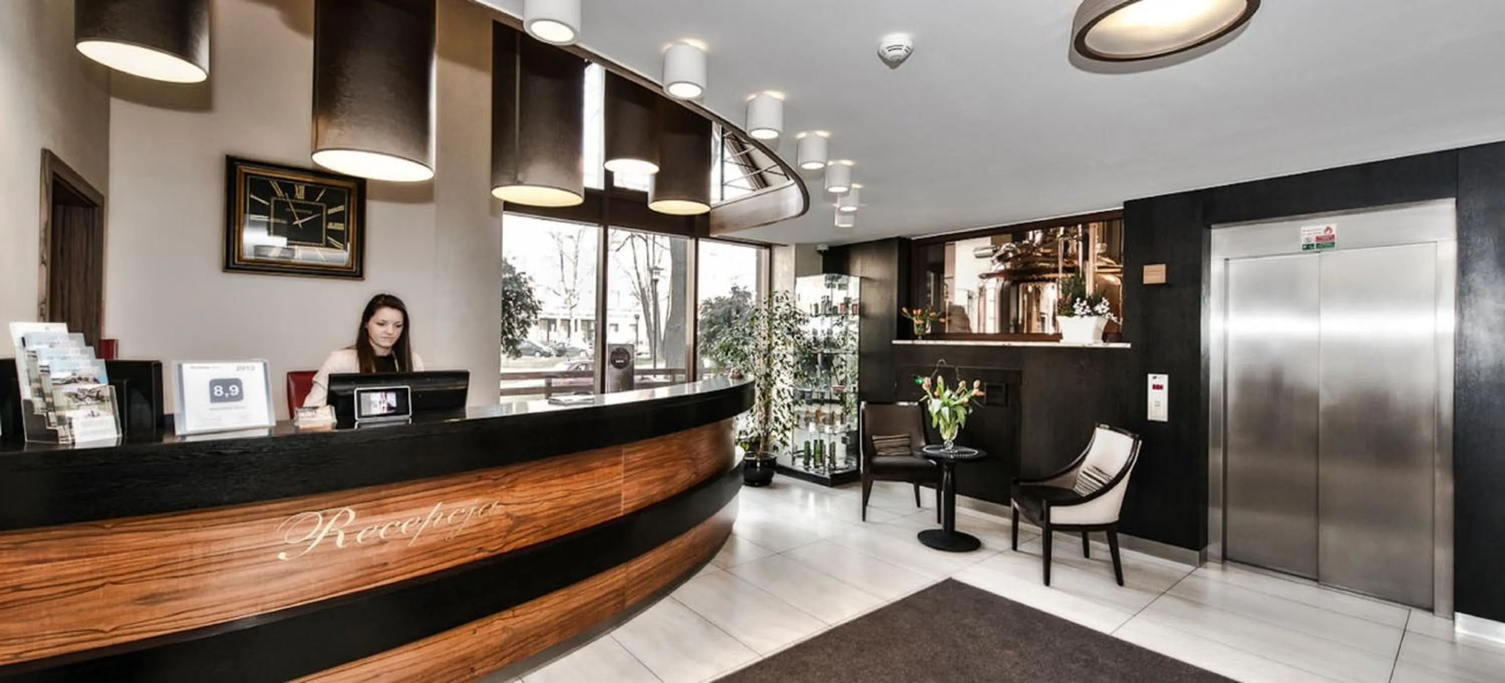 Lobby or reception in Hotel Silvia Gold Gliwice