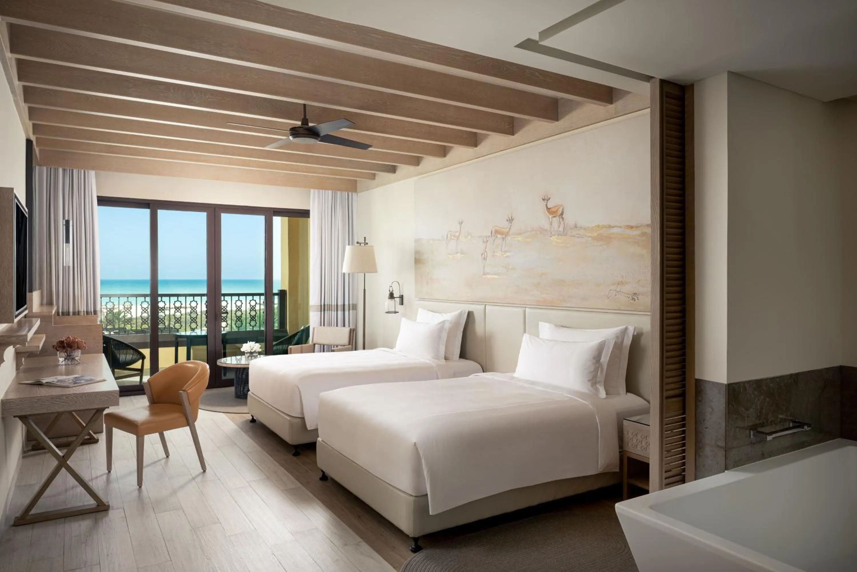 Bedroom, Bed in Saadiyat Rotana Resort and Villas