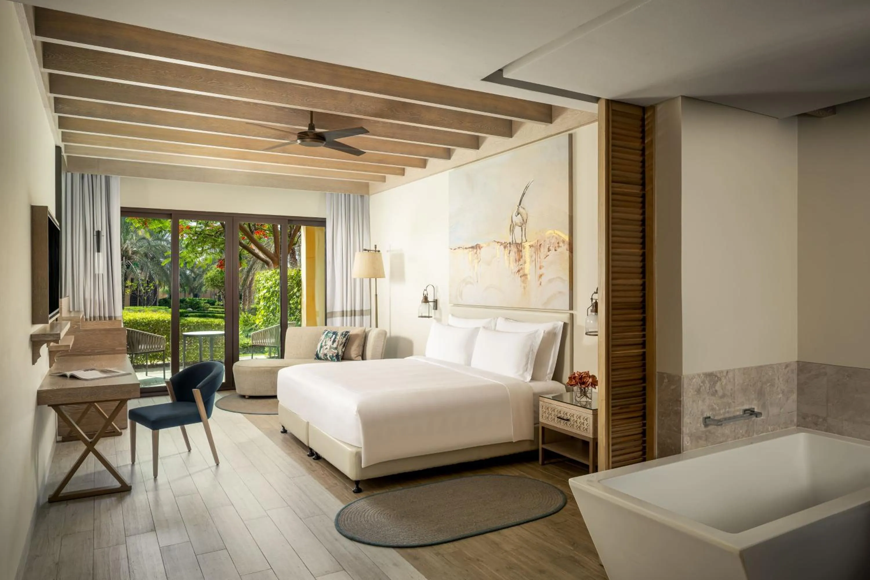 Bedroom, Bed in Saadiyat Rotana Resort and Villas