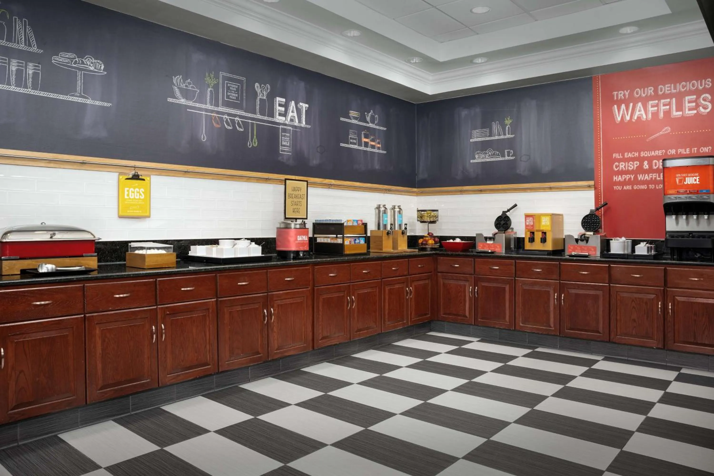 Breakfast in Hampton Inn Easton