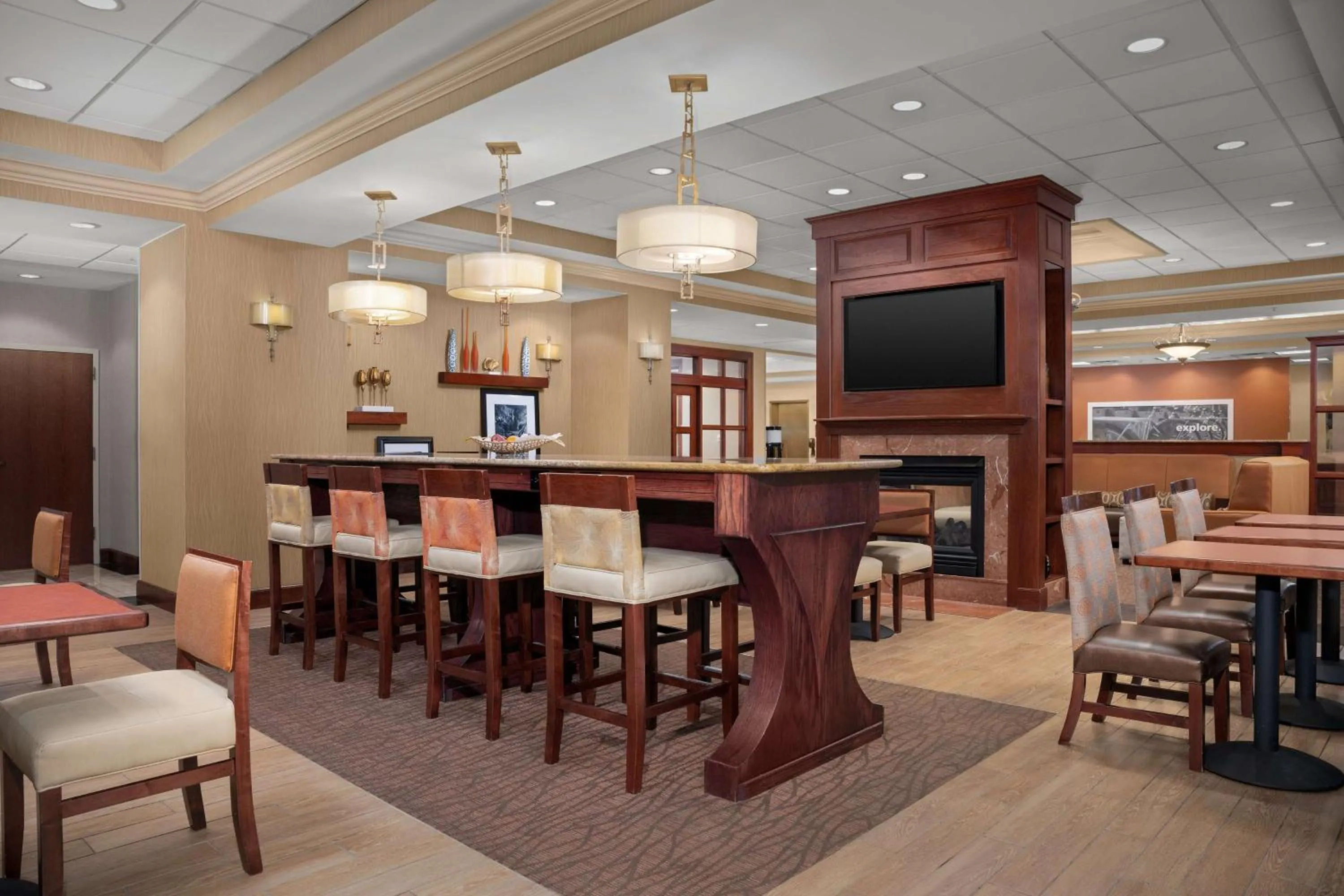 Lobby or reception in Hampton Inn Easton