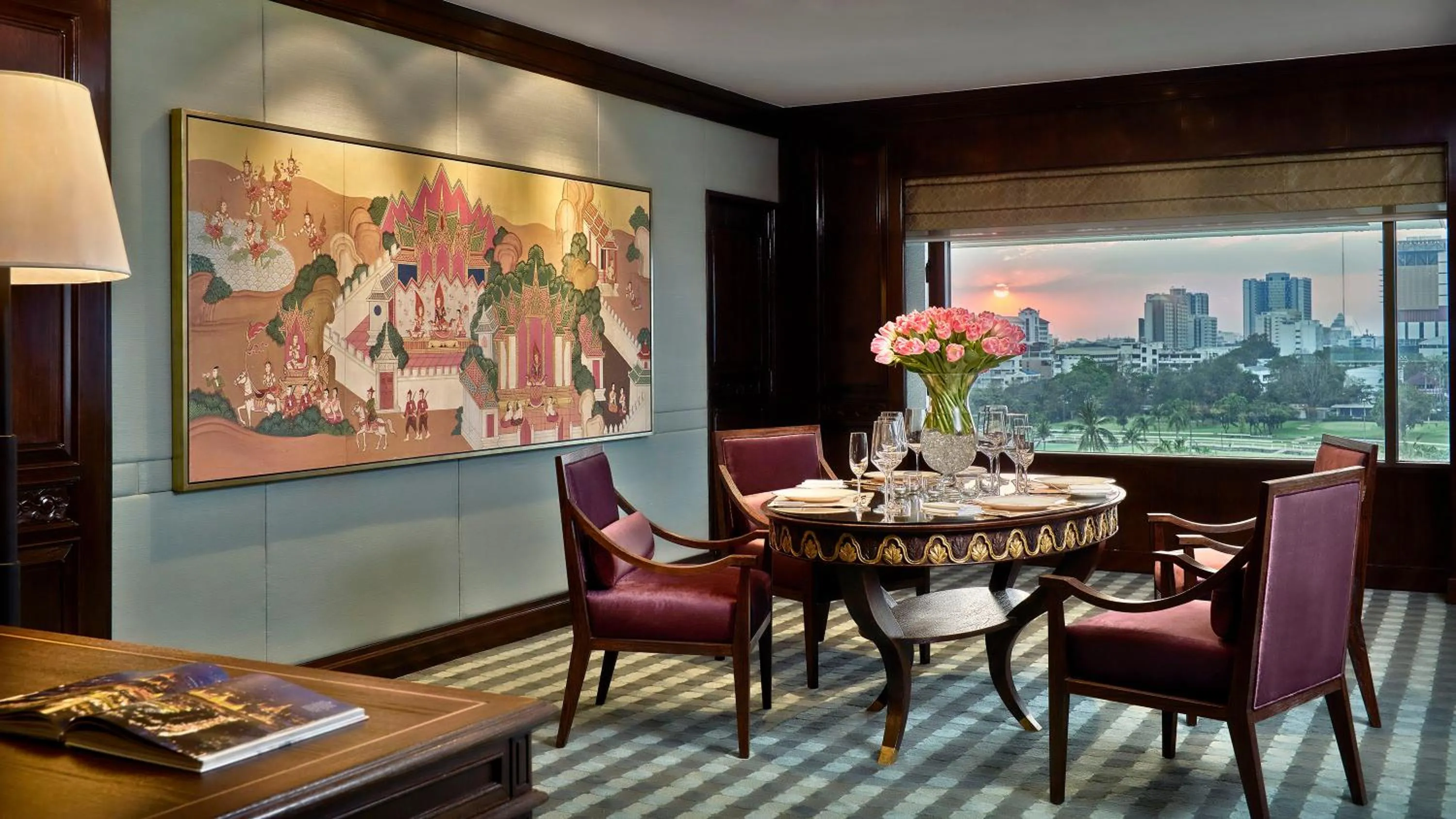 Living room in Anantara Siam Bangkok Hotel