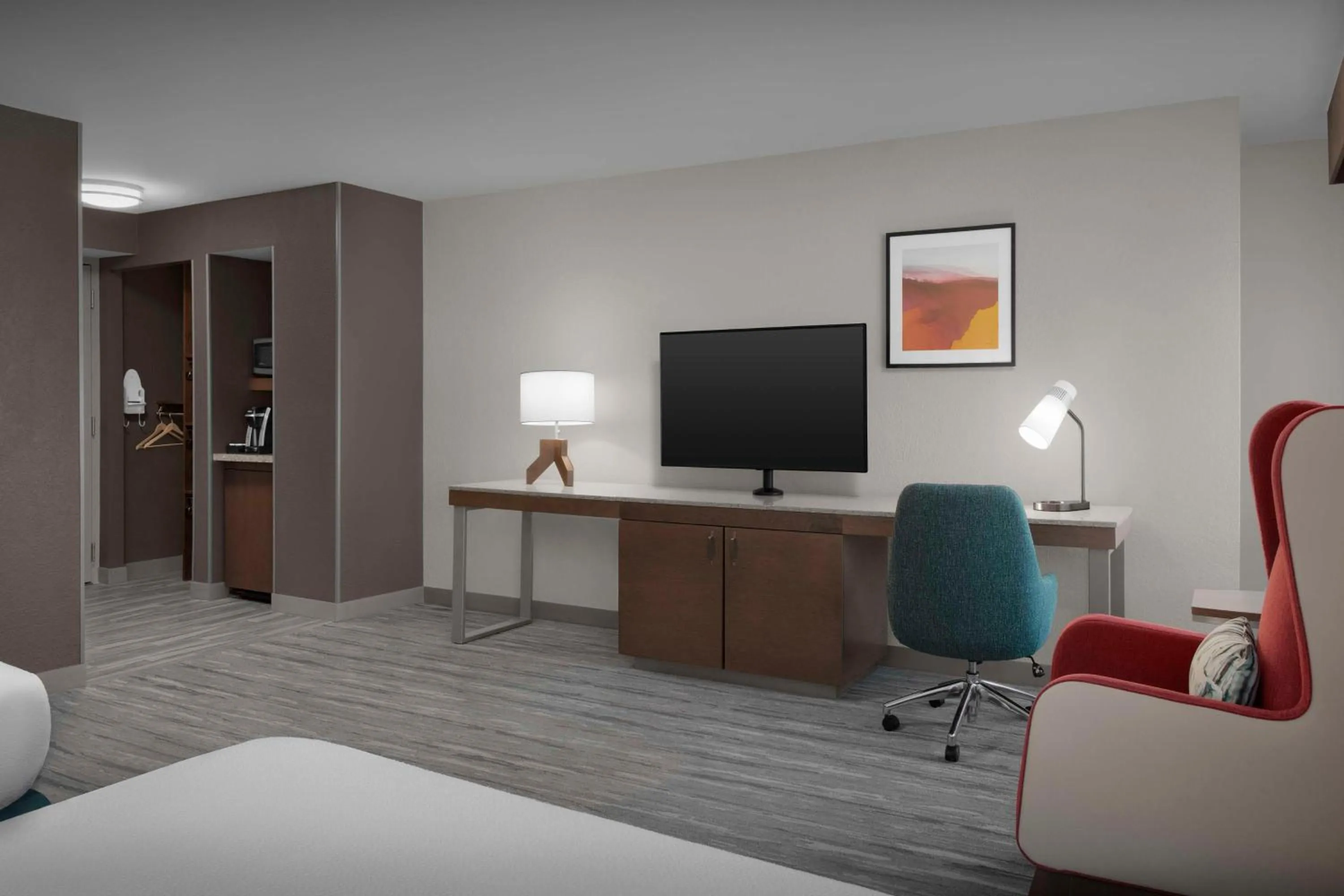 Bedroom, Bed in Hilton Garden Inn Atlanta North/Johns Creek