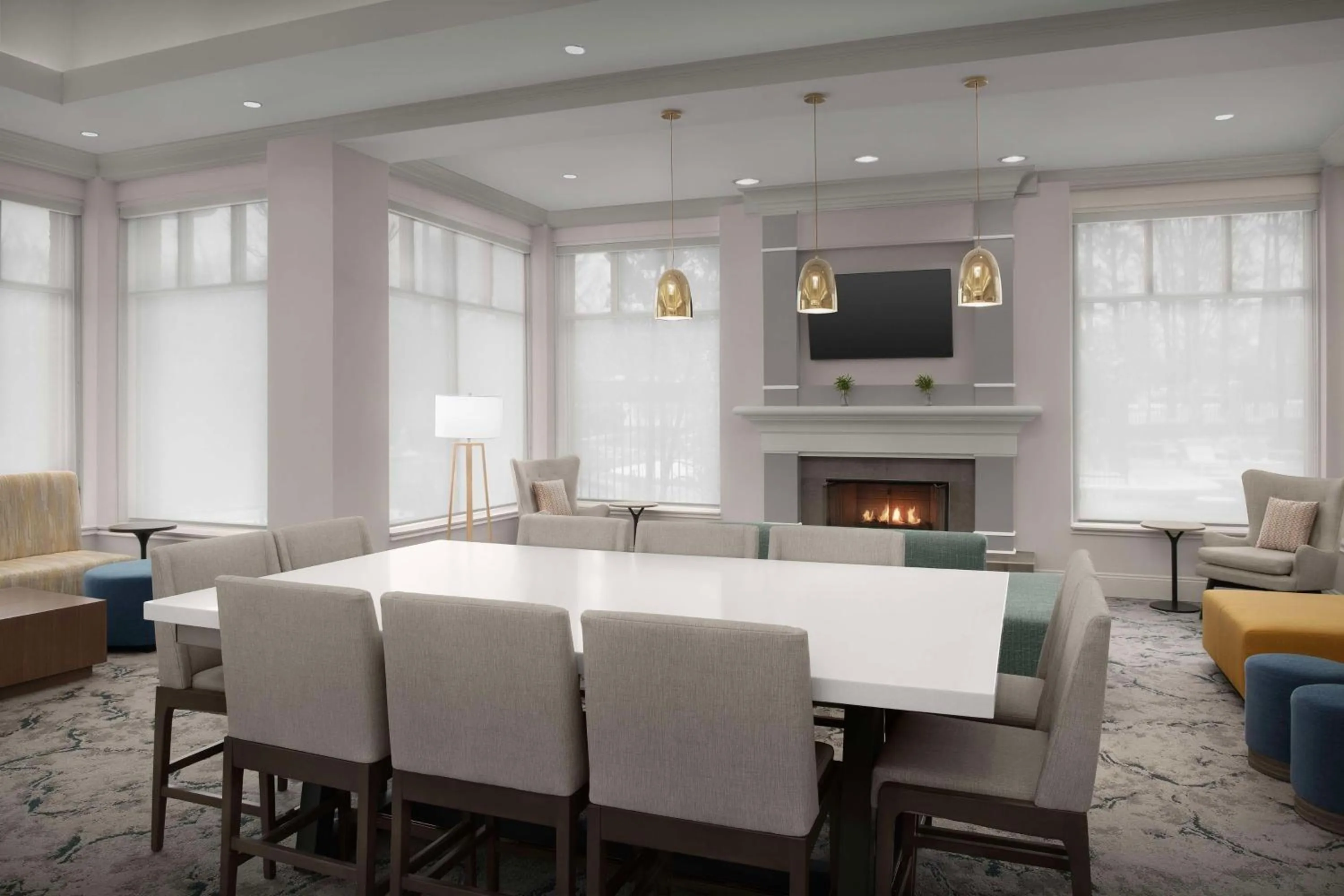 Lobby or reception in Hilton Garden Inn Atlanta North/Johns Creek