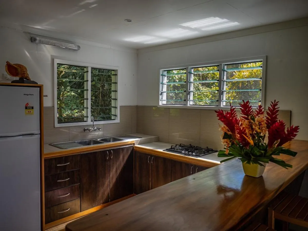 Kitchen or kitchenette in Daku Resort