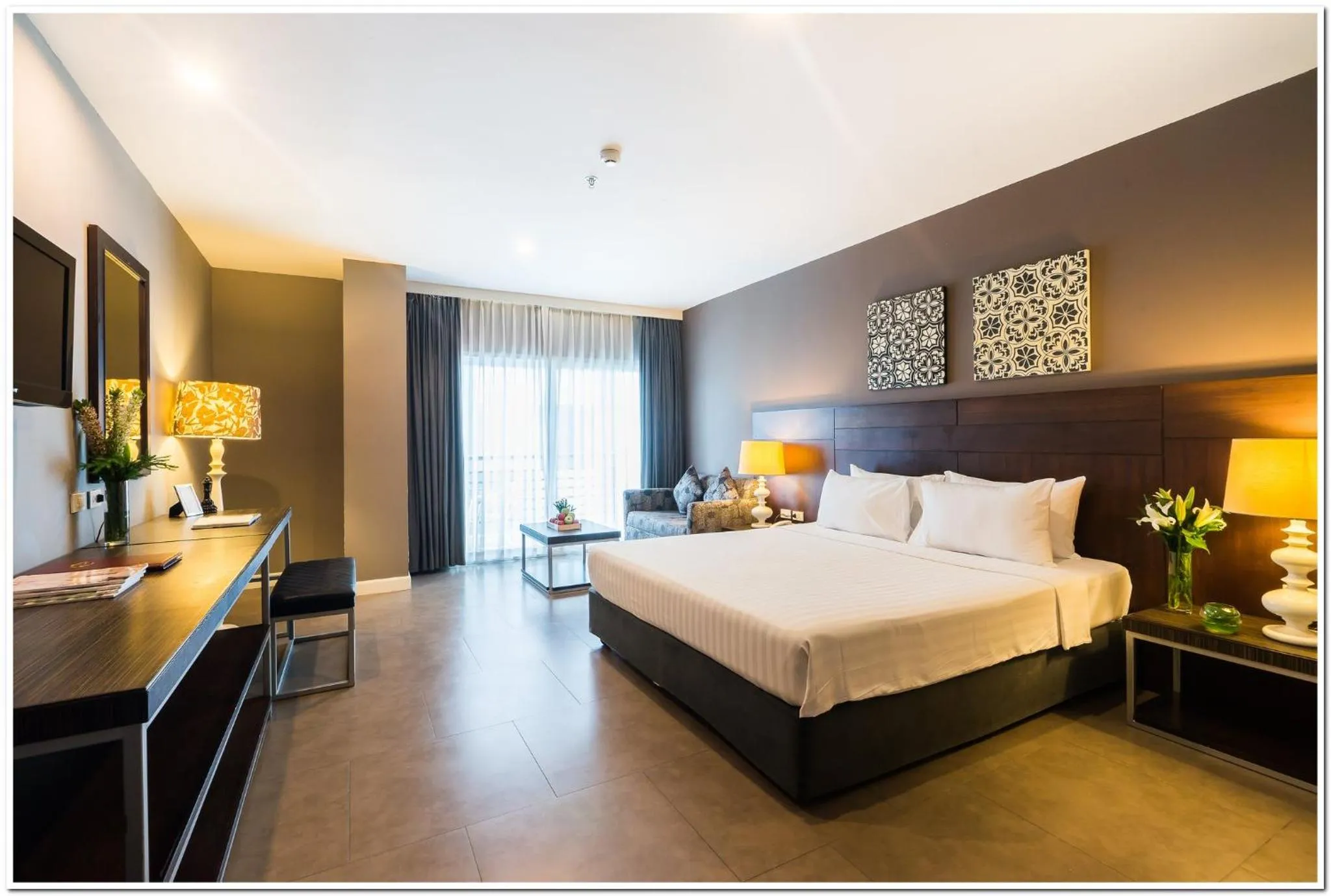 Bedroom, Bed in Sea Me Spring Hotel