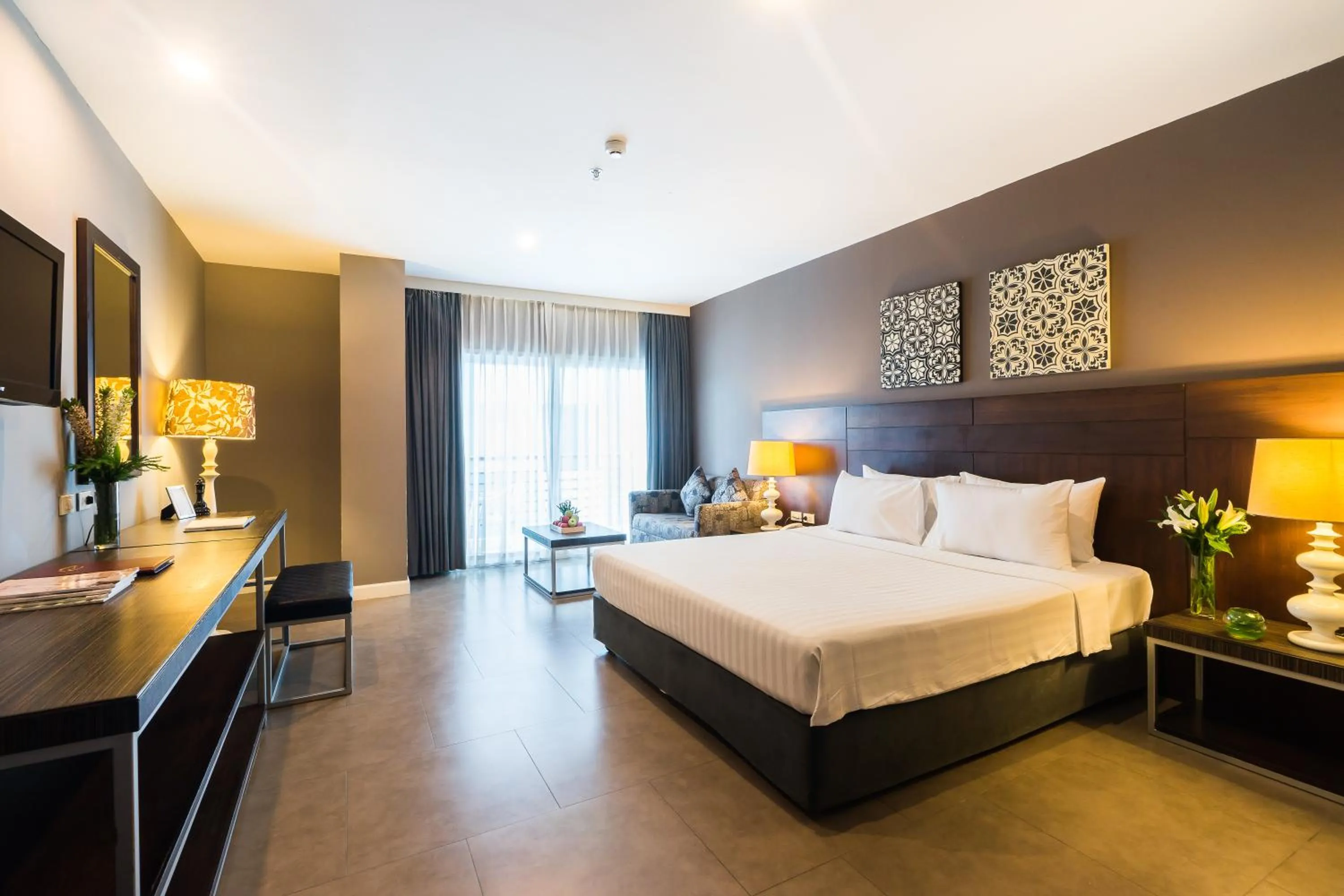 Bedroom, Bed in Sea Me Spring Hotel