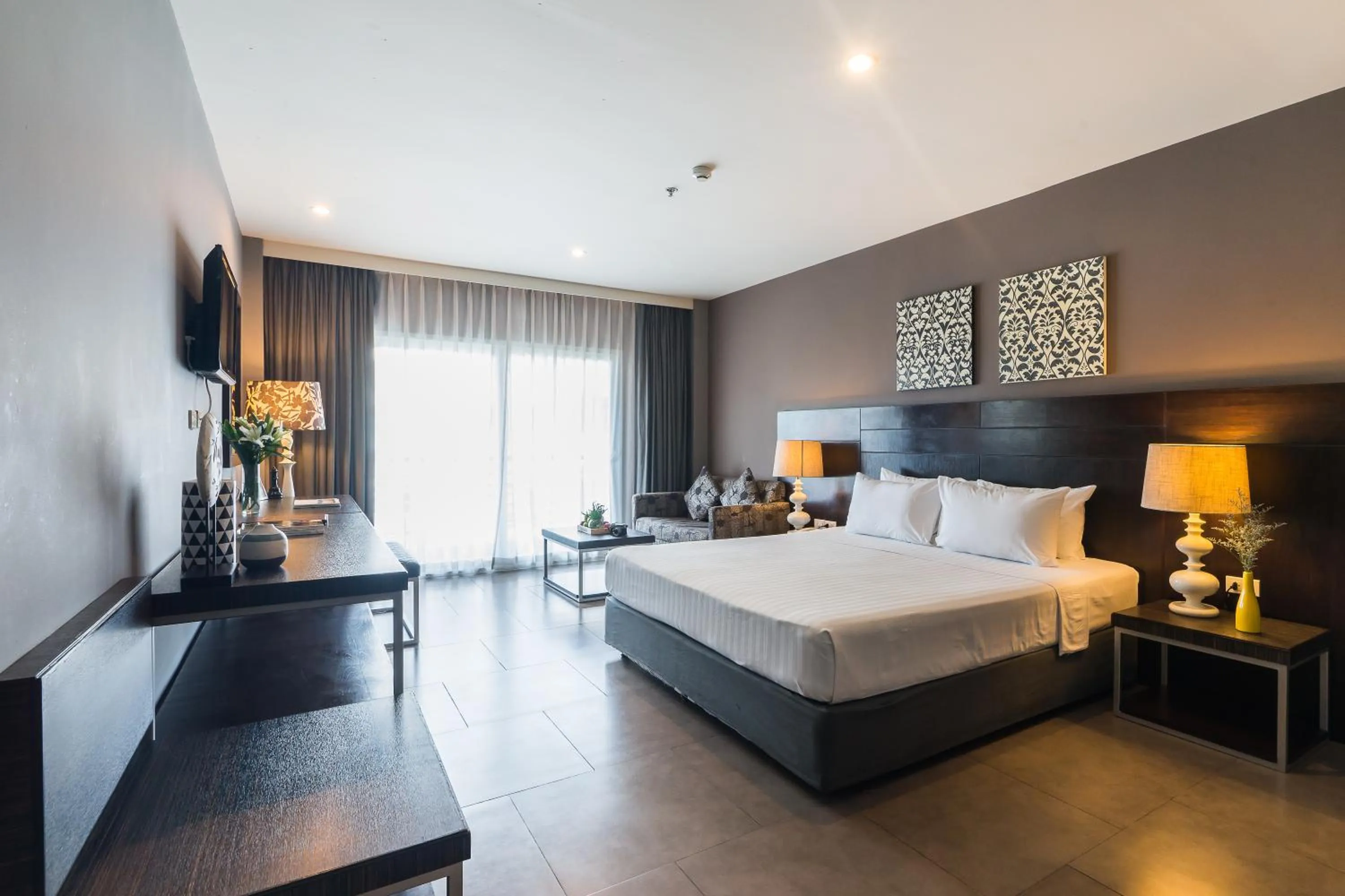 Bedroom, Bed in Sea Me Spring Hotel