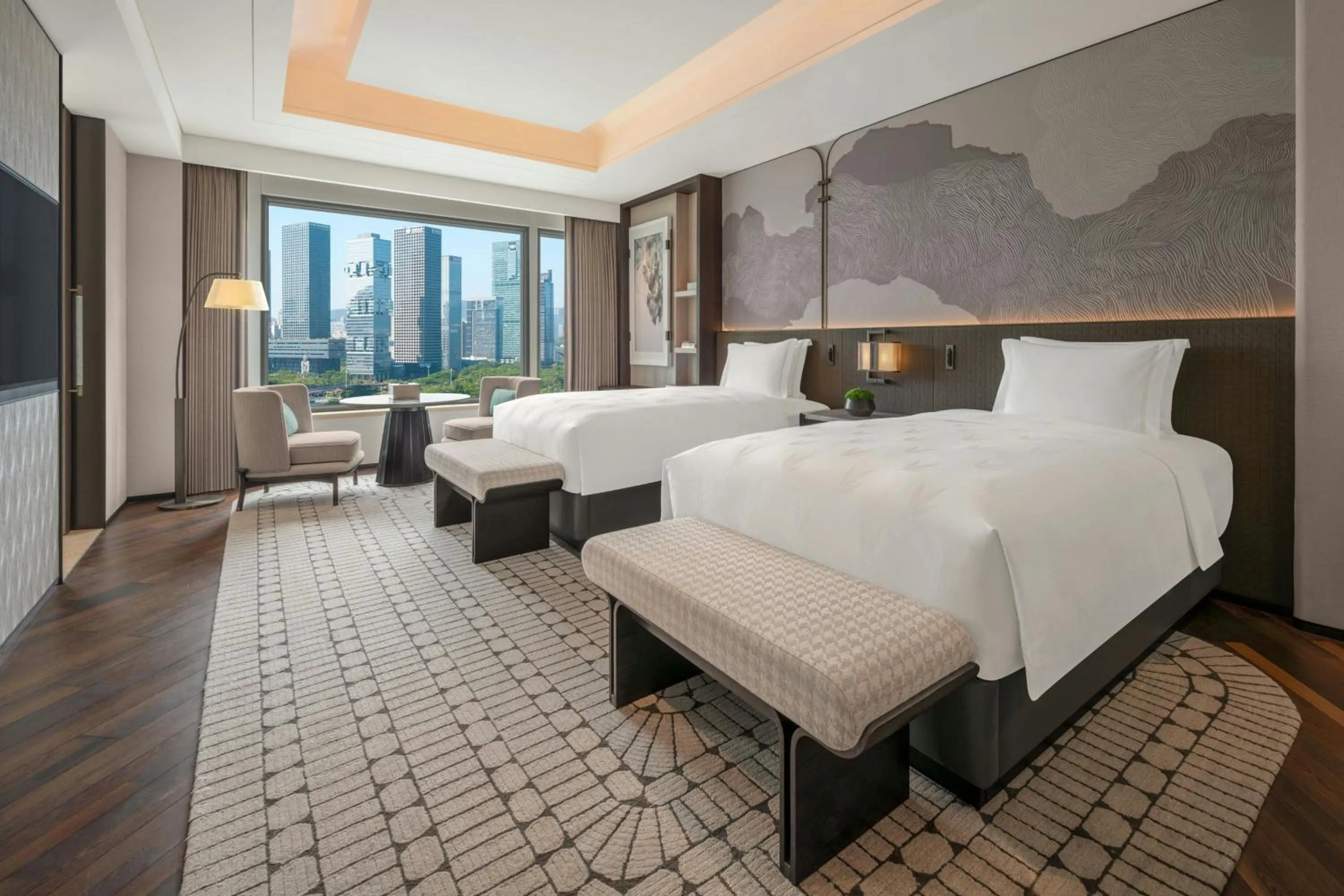 Photo of the whole room, Bed in The Ritz-Carlton, Shenzhen
