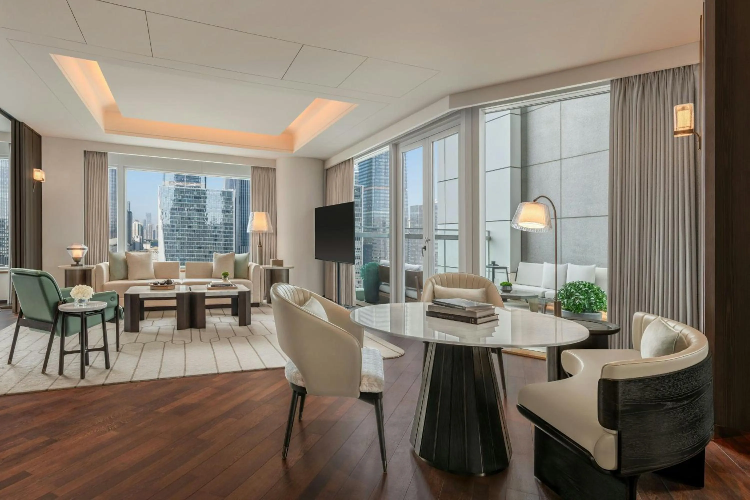 Living room in The Ritz-Carlton, Shenzhen