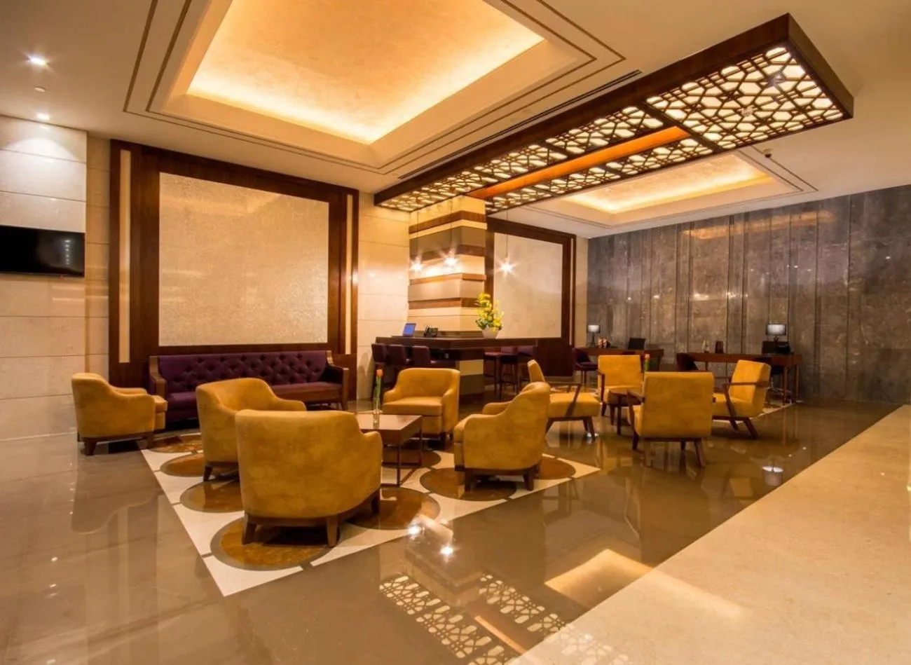 Lobby or reception in Golden Tulip Media Hotel