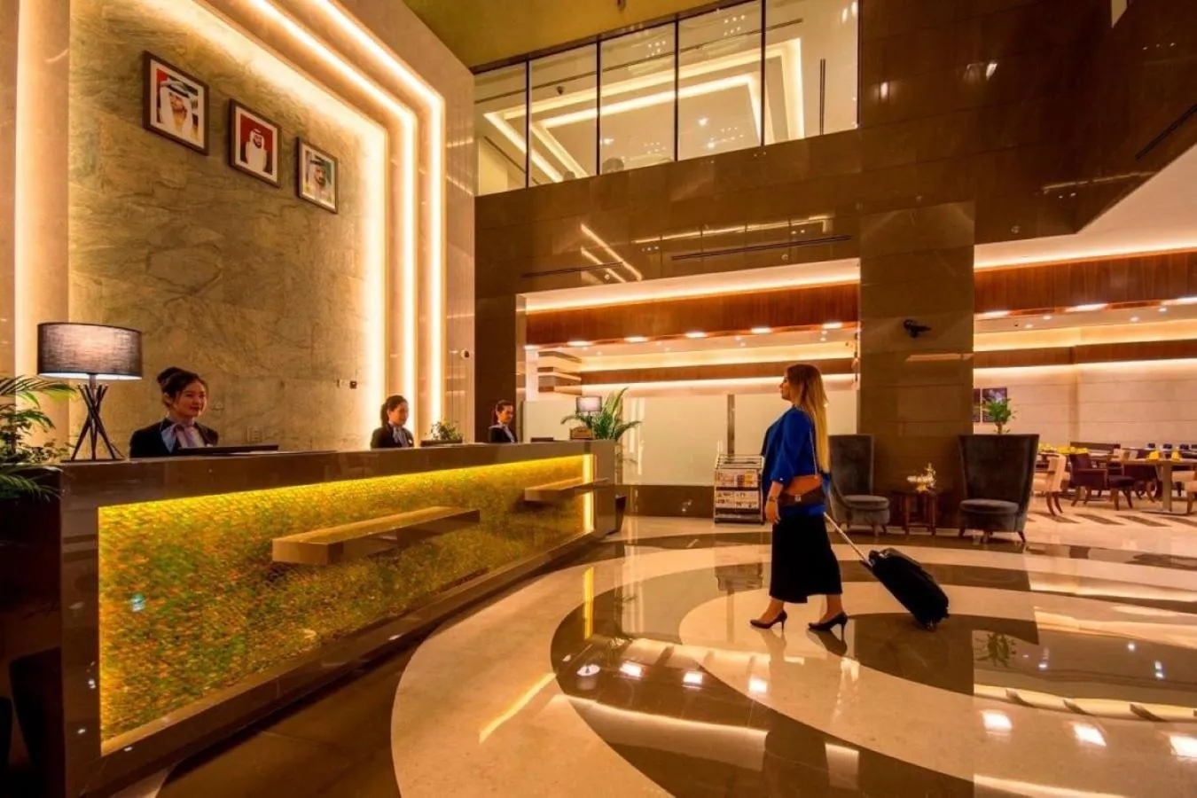 Lobby or reception in Golden Tulip Media Hotel
