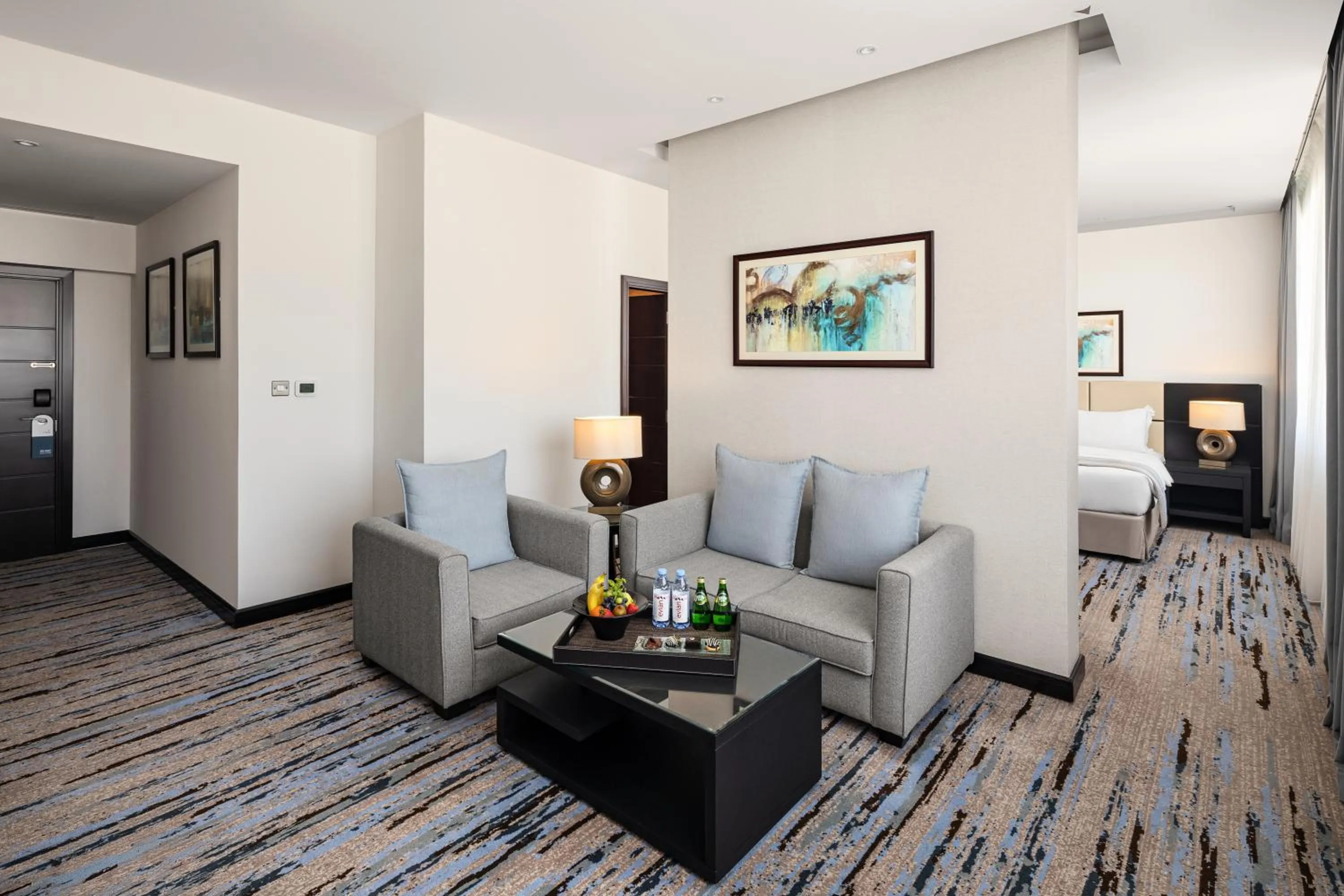 Living room in Cristal Hotel Abu Dhabi