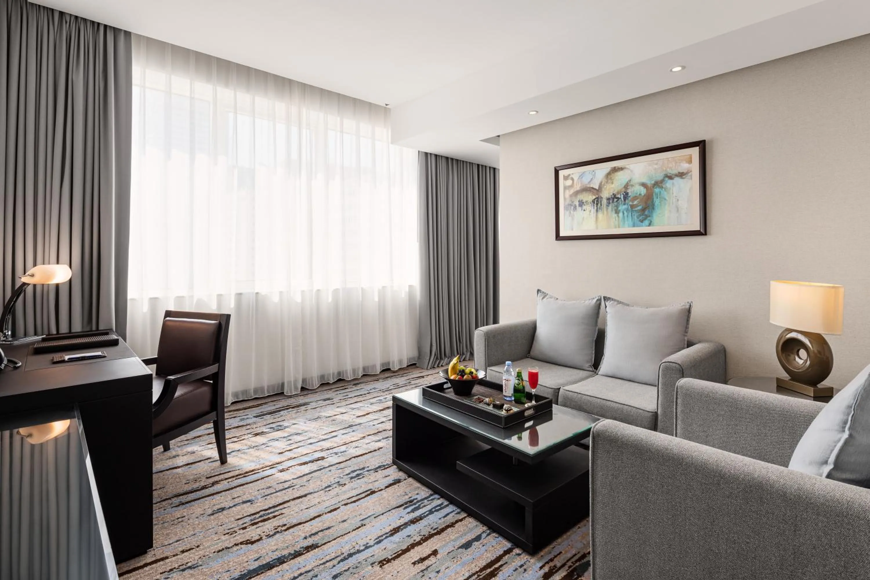 Living room in Cristal Hotel Abu Dhabi