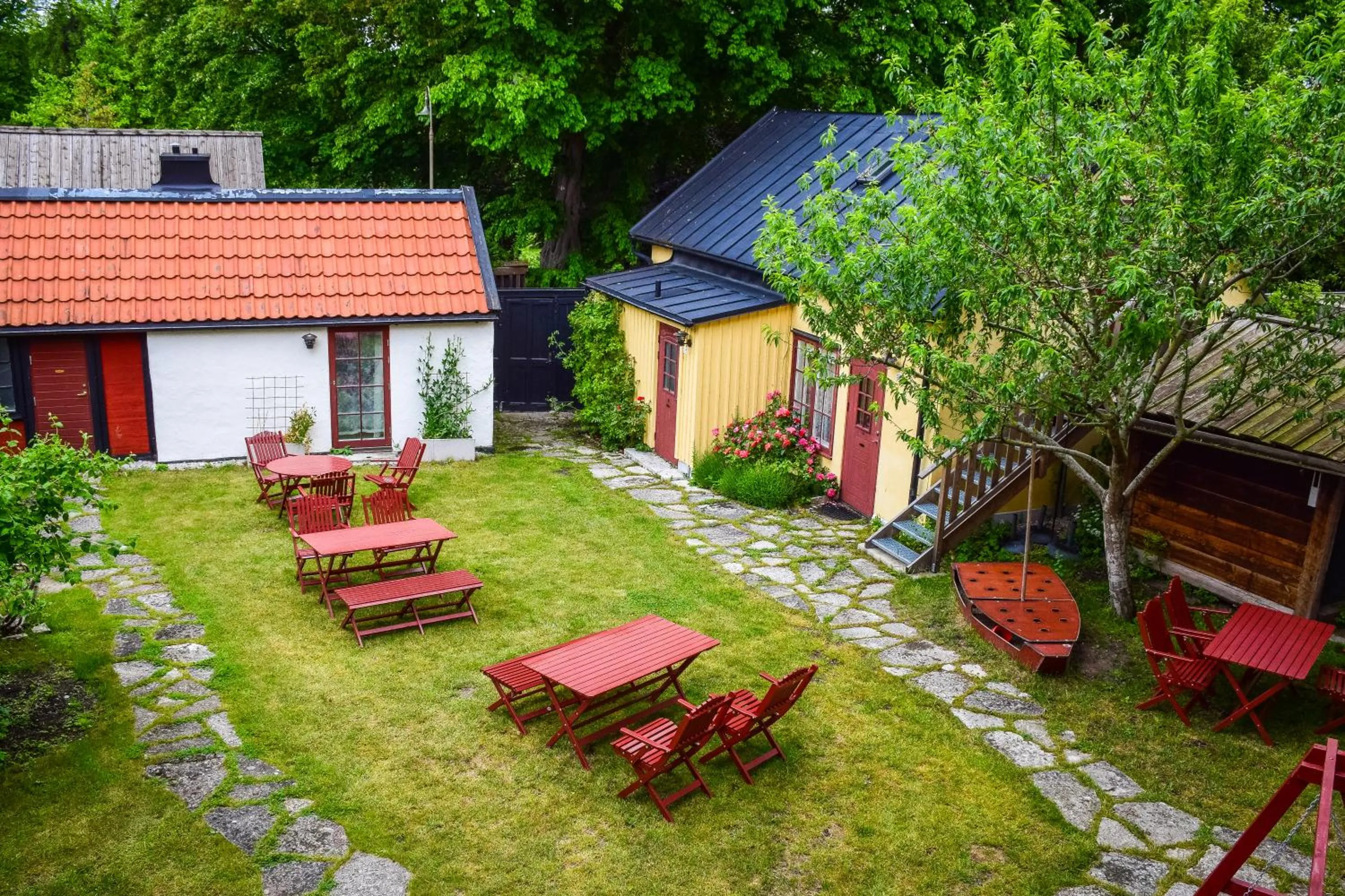 Garden in Hotell St Clemens