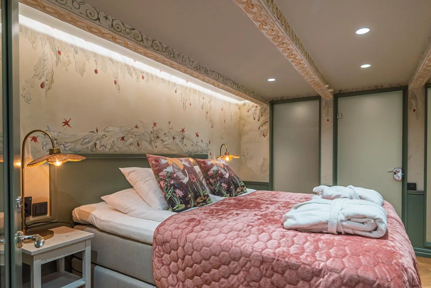 Bed in Hotell St Clemens