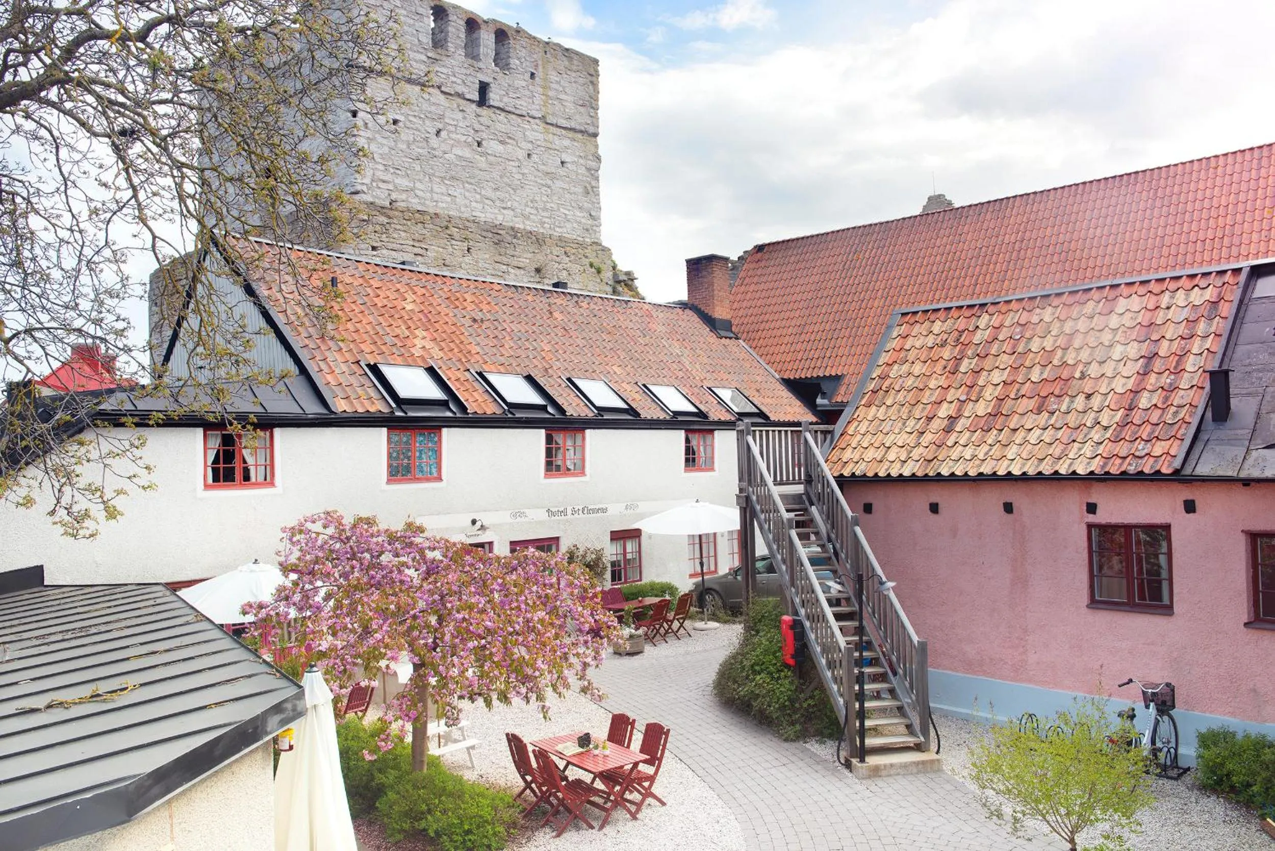 Garden in Hotell St Clemens