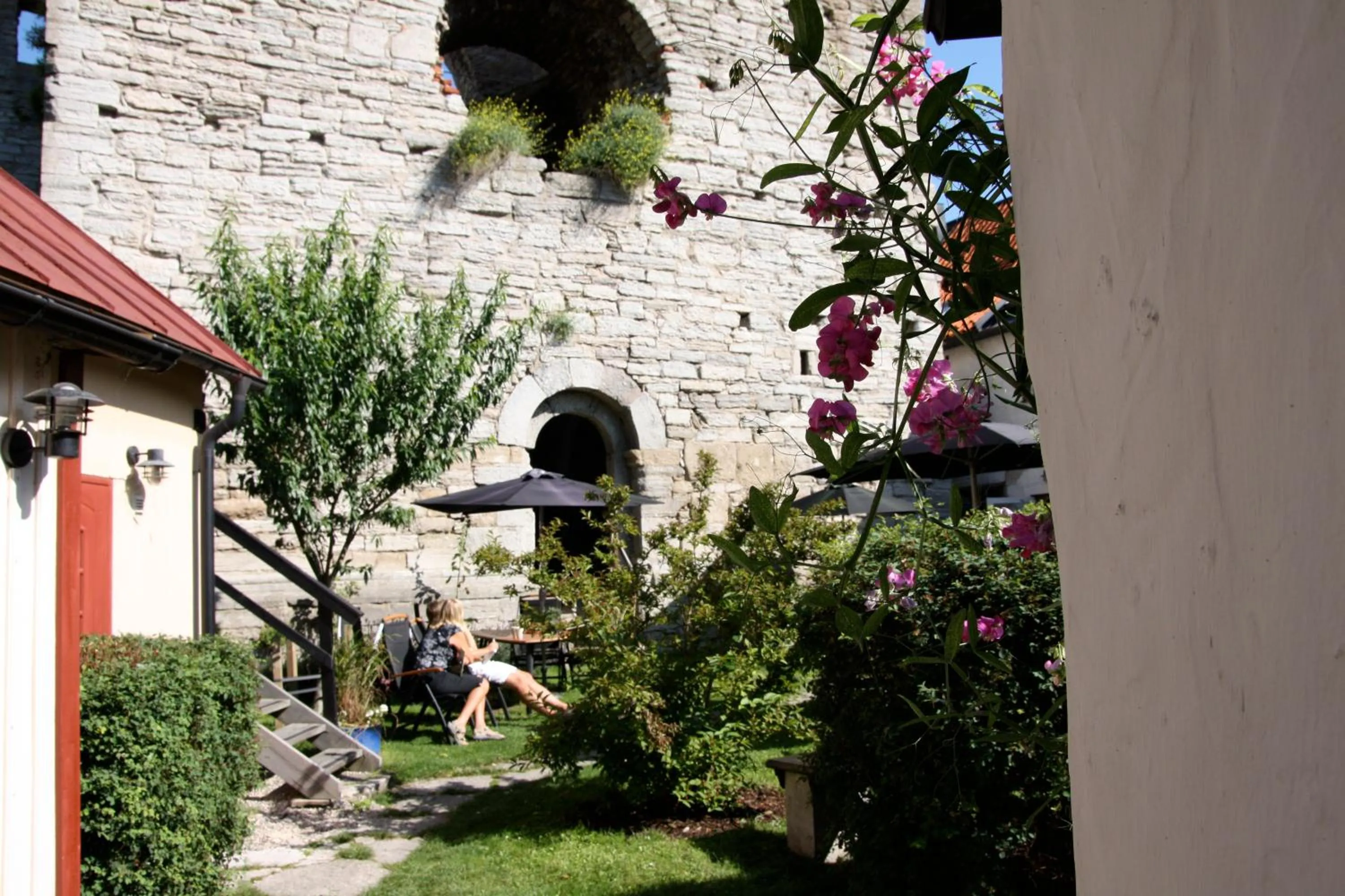 Garden in Hotell St Clemens