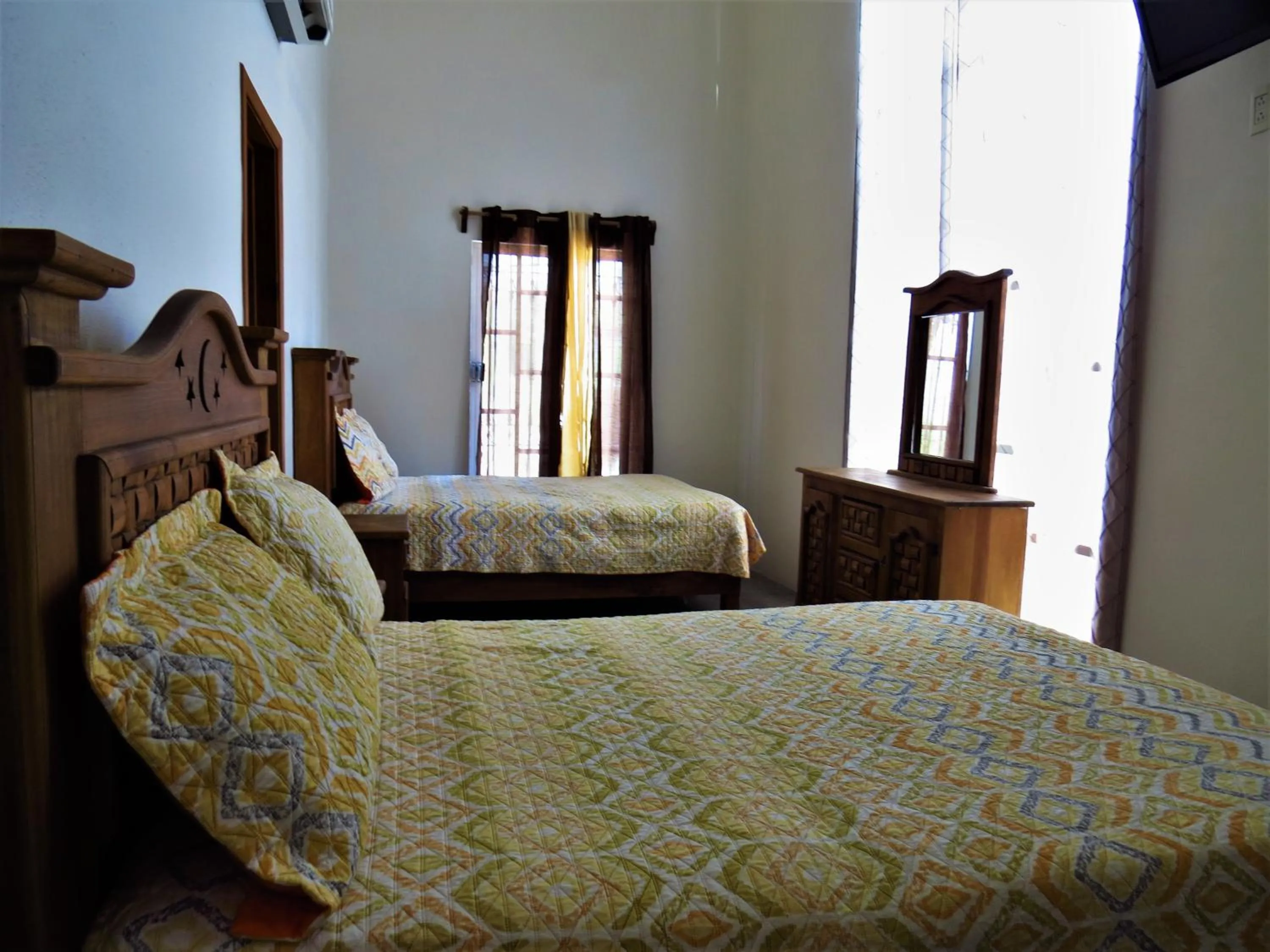 Bed in Hotel Purisima Concepción