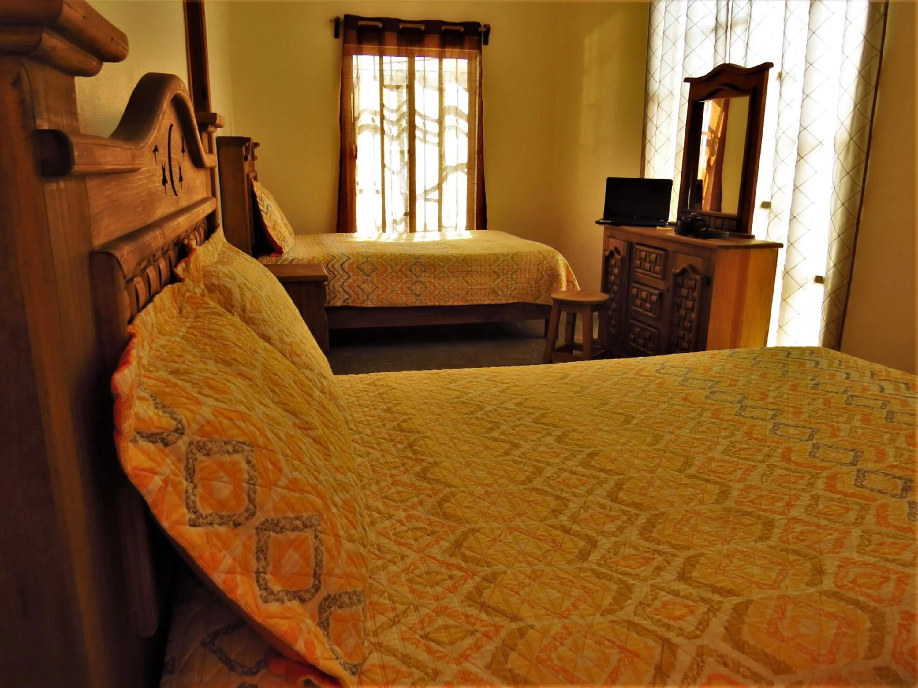 Bed in Hotel Purisima Concepción