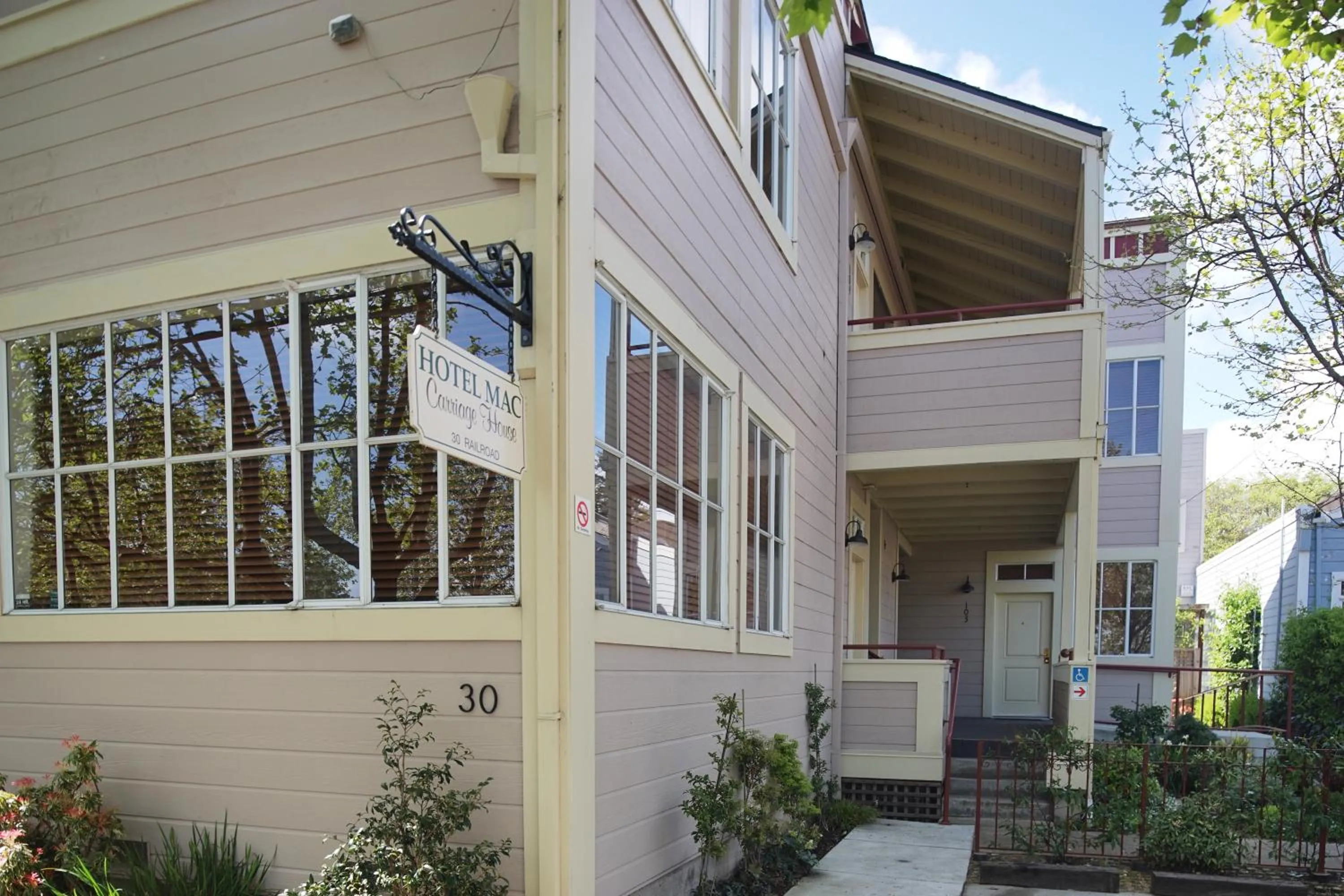 Property building in Hotel Mac