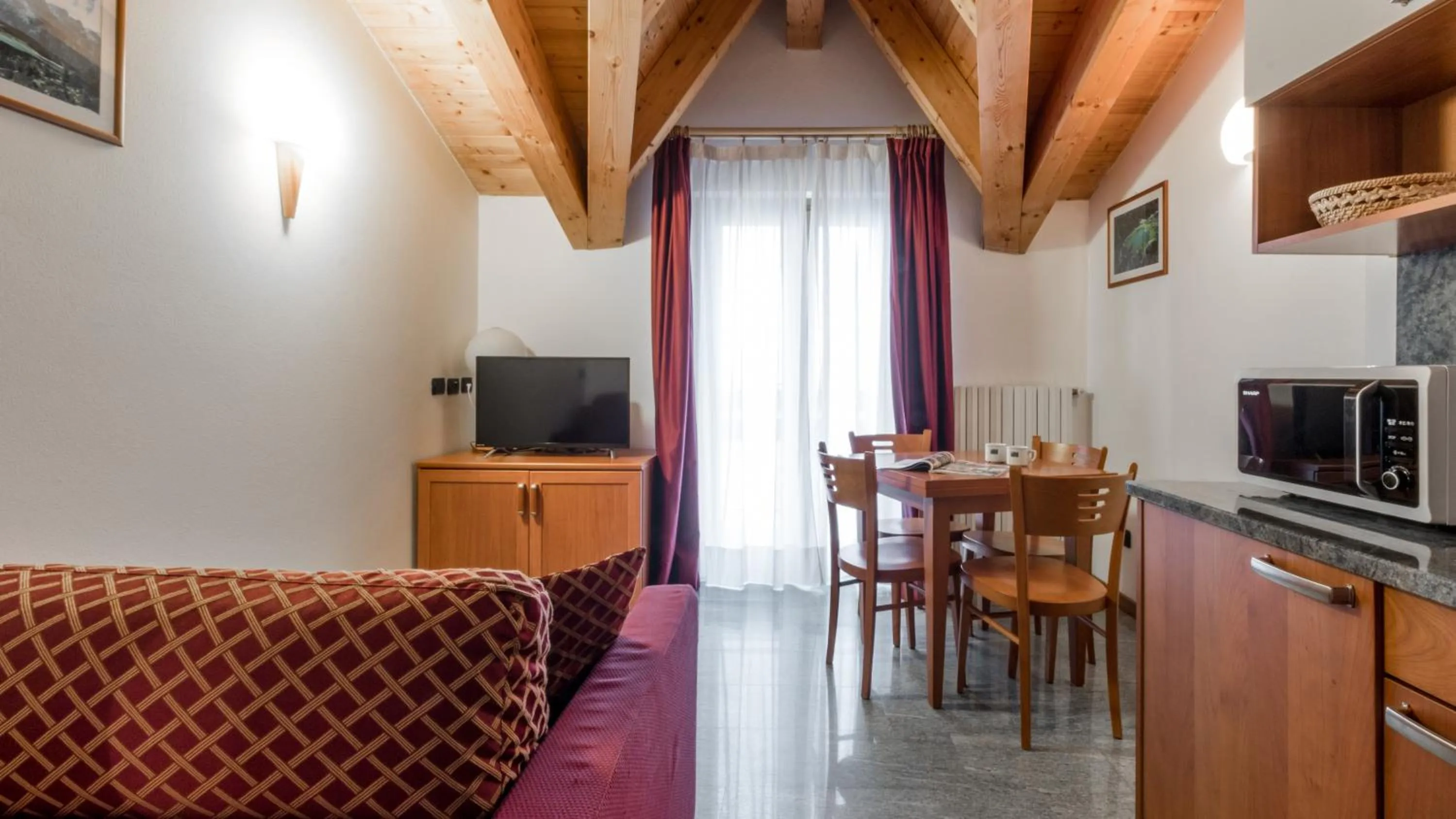 Living room in Residence Pizzo Scalino