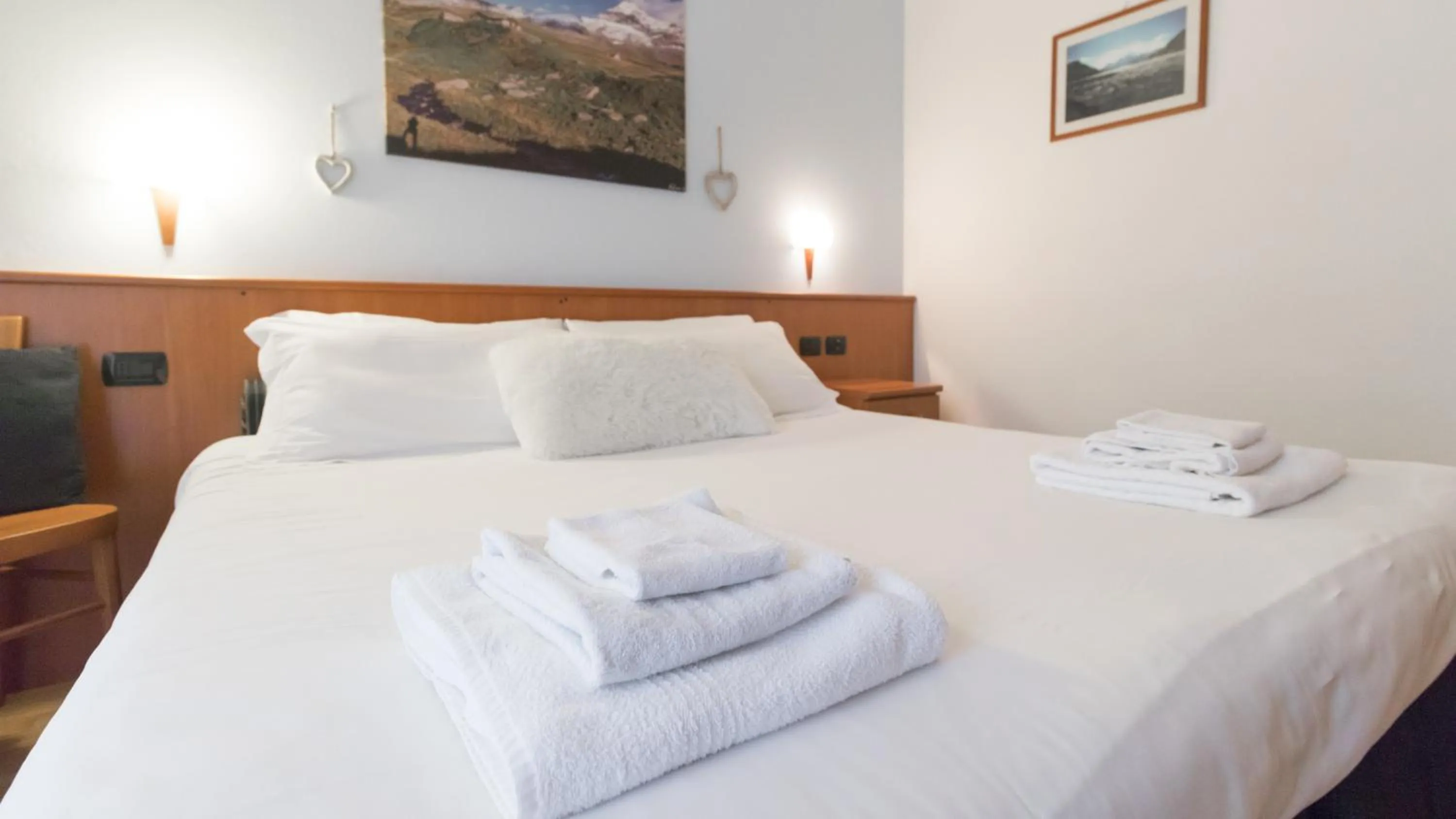 Bedroom, Bed in Residence Pizzo Scalino