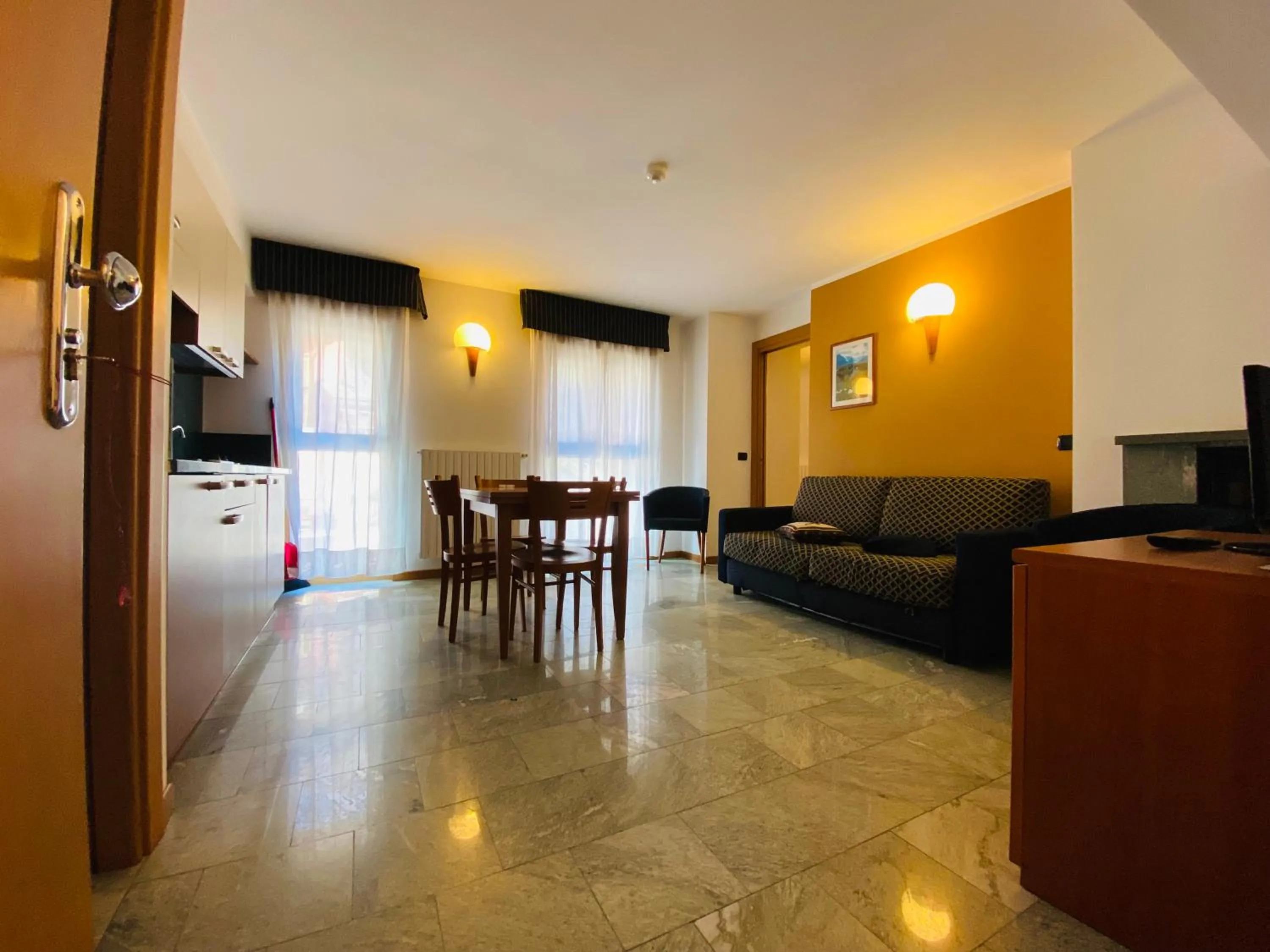 Living room in Residence Pizzo Scalino