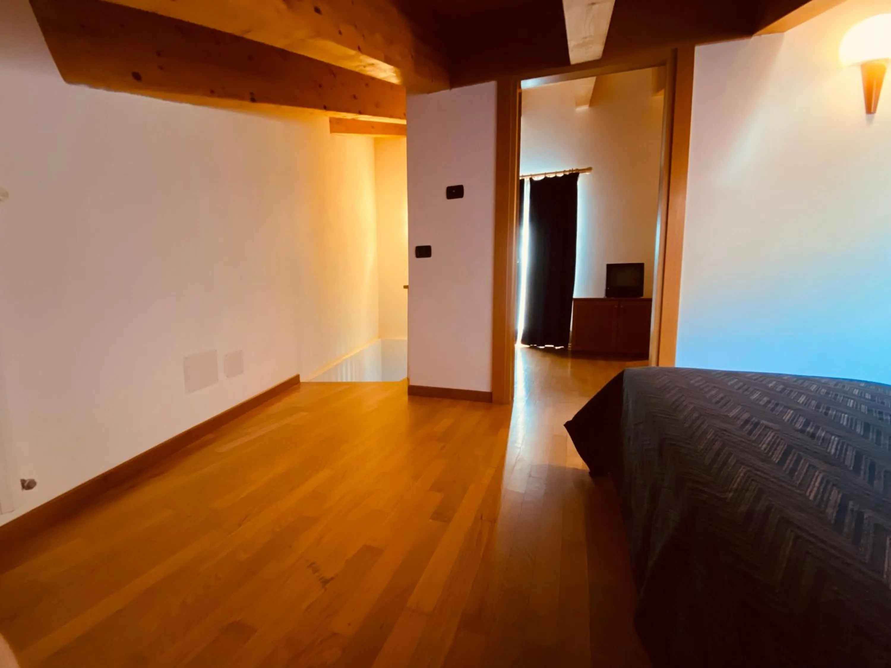 Bedroom, Bed in Residence Pizzo Scalino