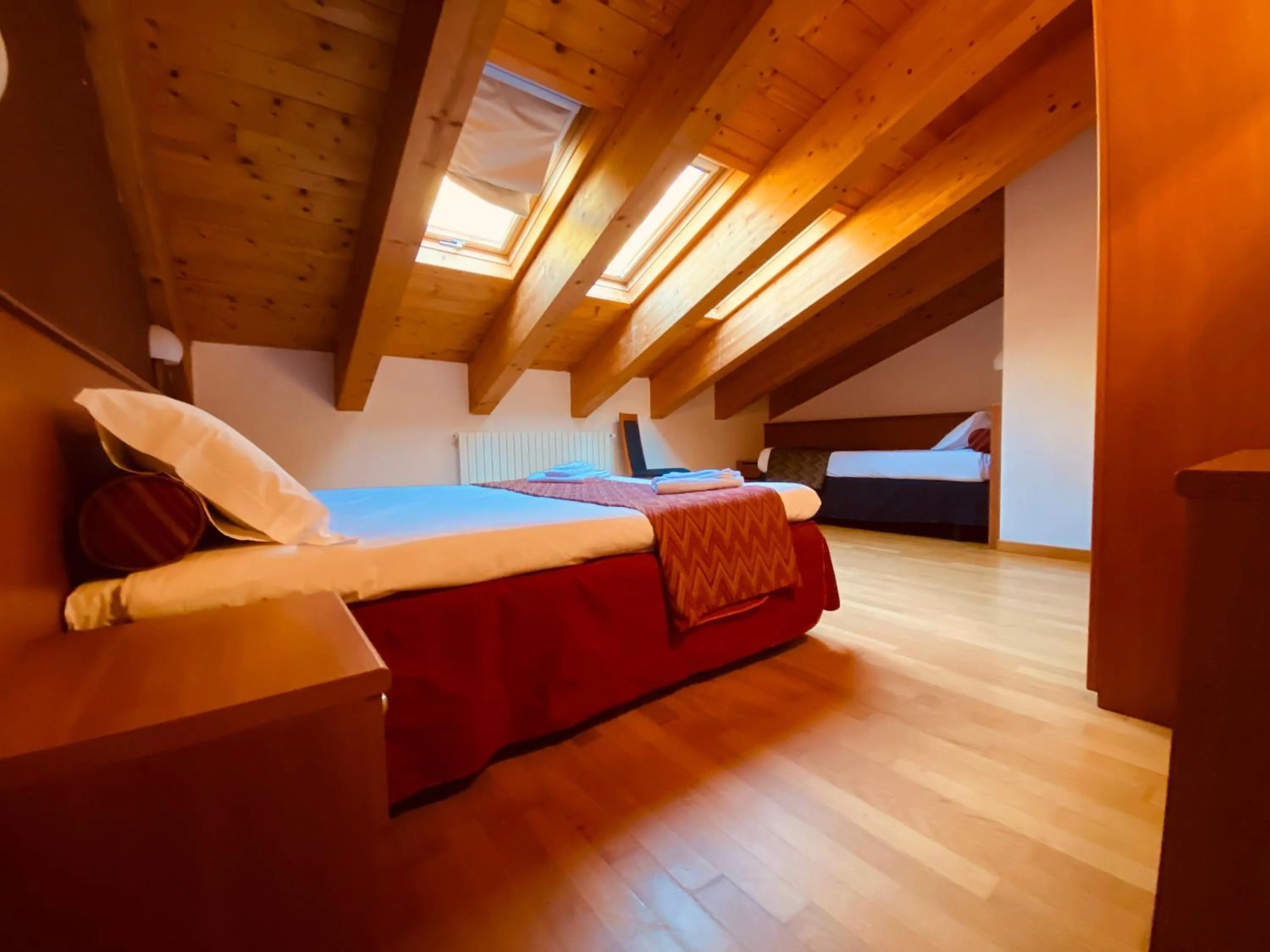 Bedroom, Bed in Residence Pizzo Scalino