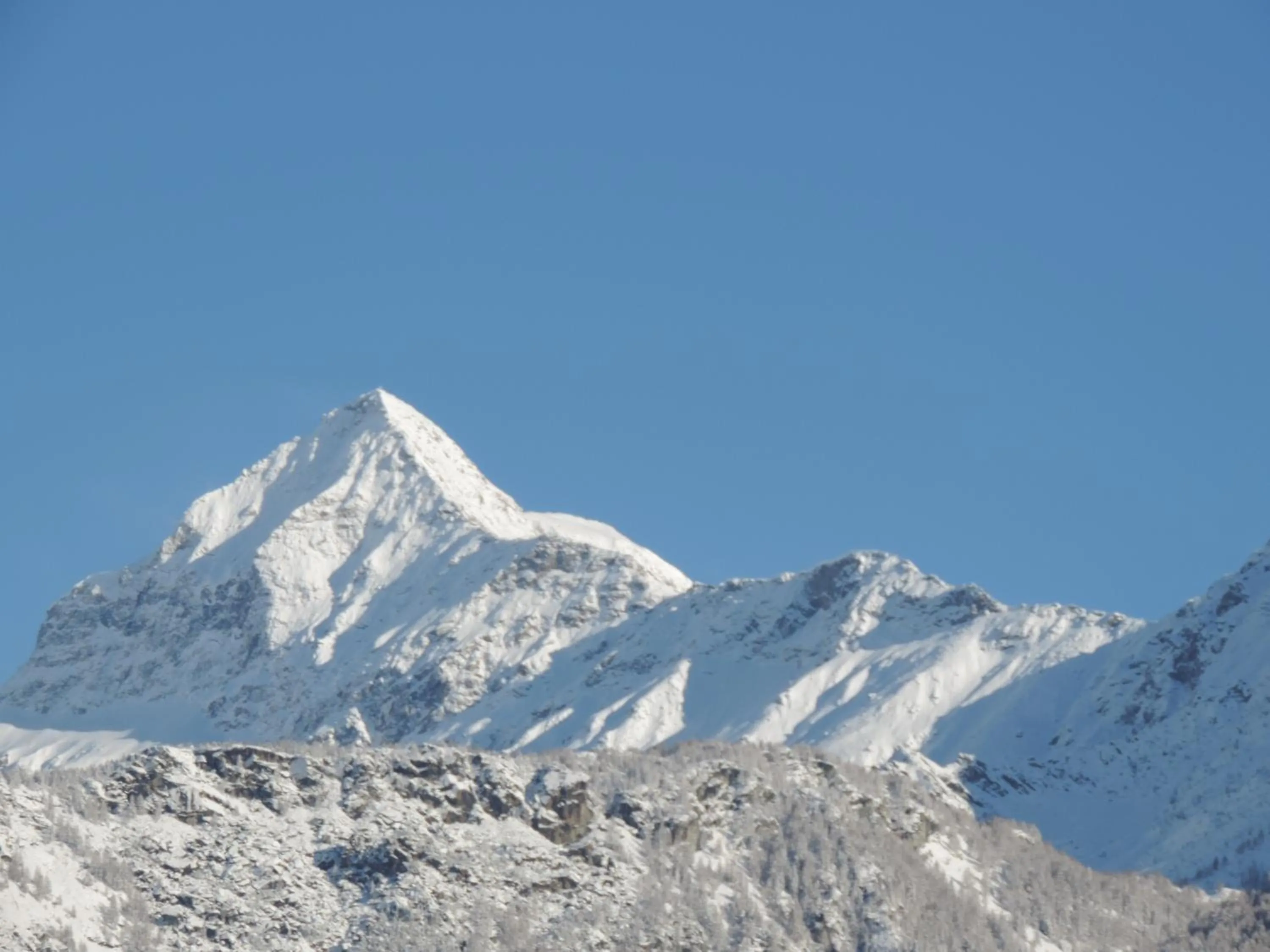 Mountain view in Residence Pizzo Scalino