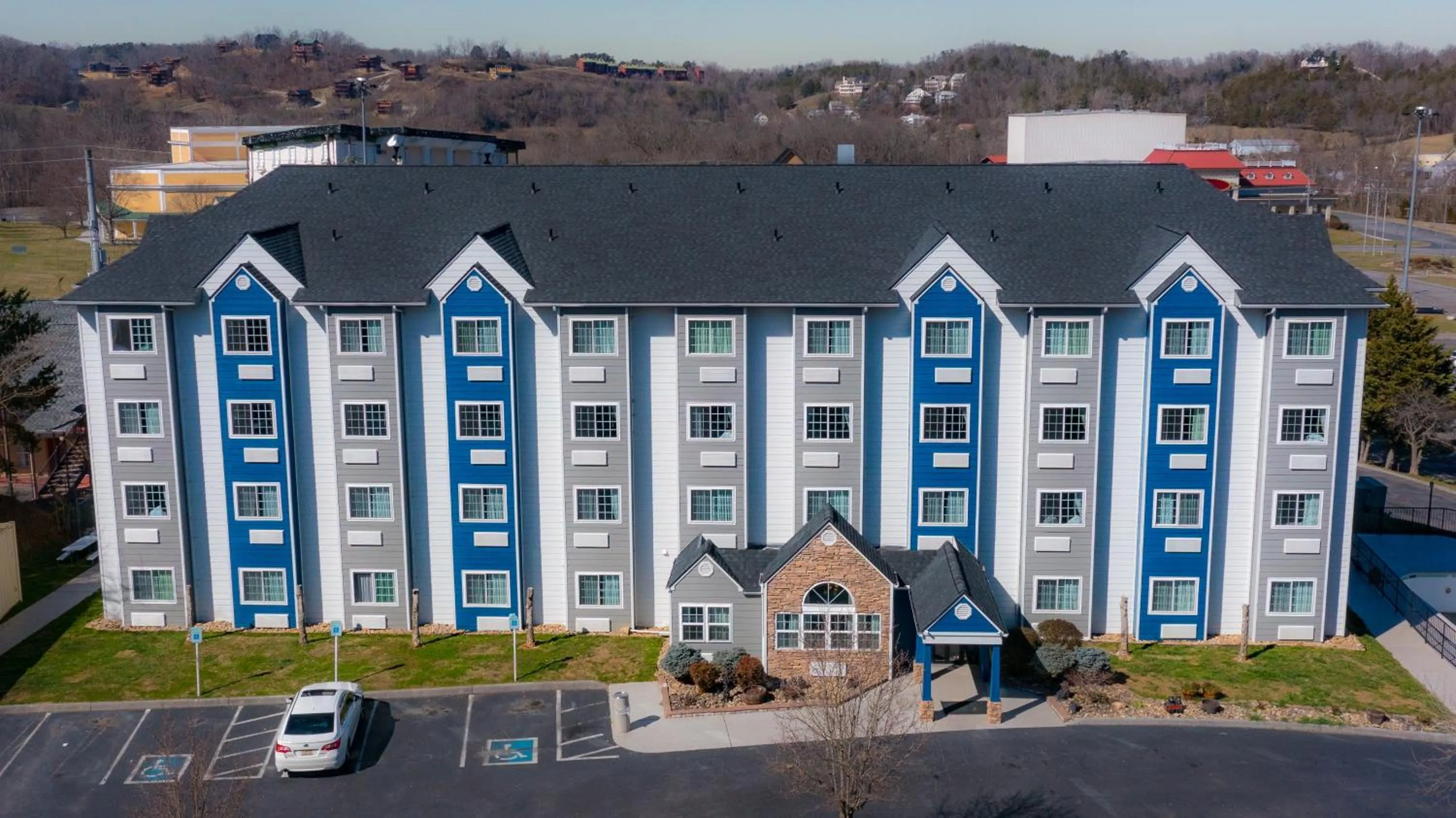Property building in Microtel Inn & Suites by Wyndham Pigeon Forge