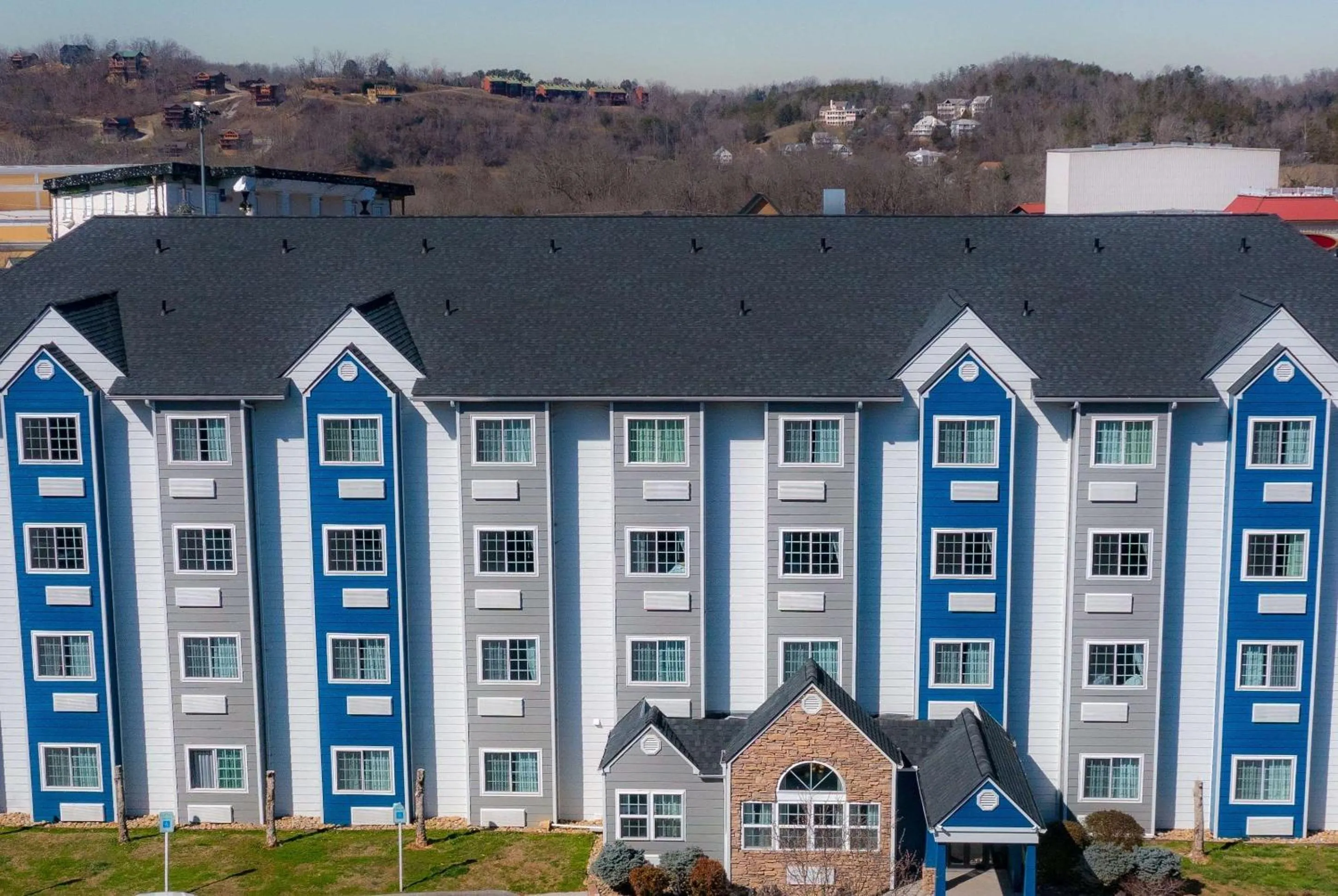 Property building in Microtel Inn & Suites by Wyndham Pigeon Forge
