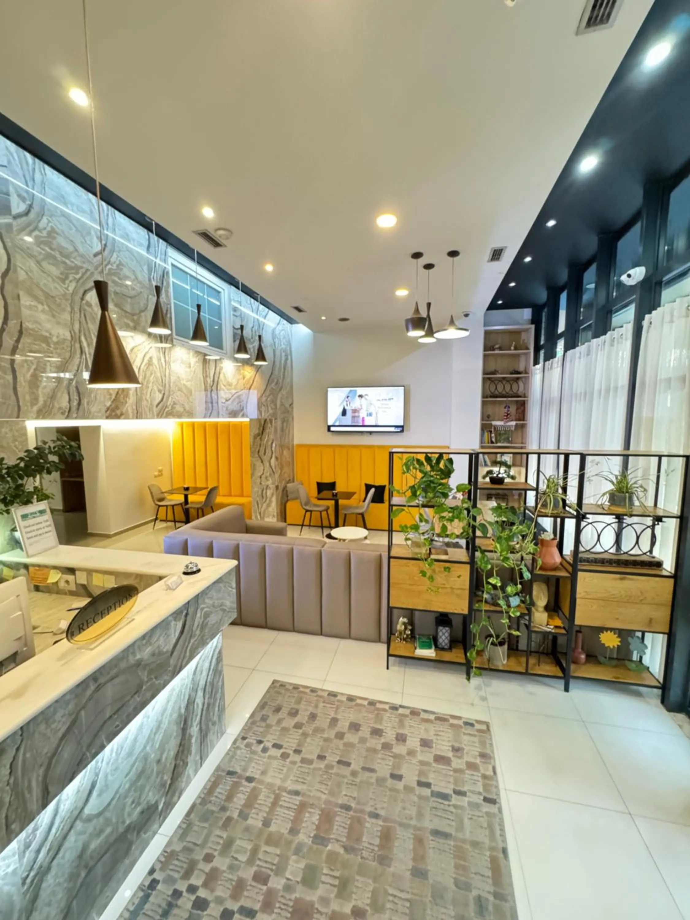 Seating area in Park Hotel Tirana