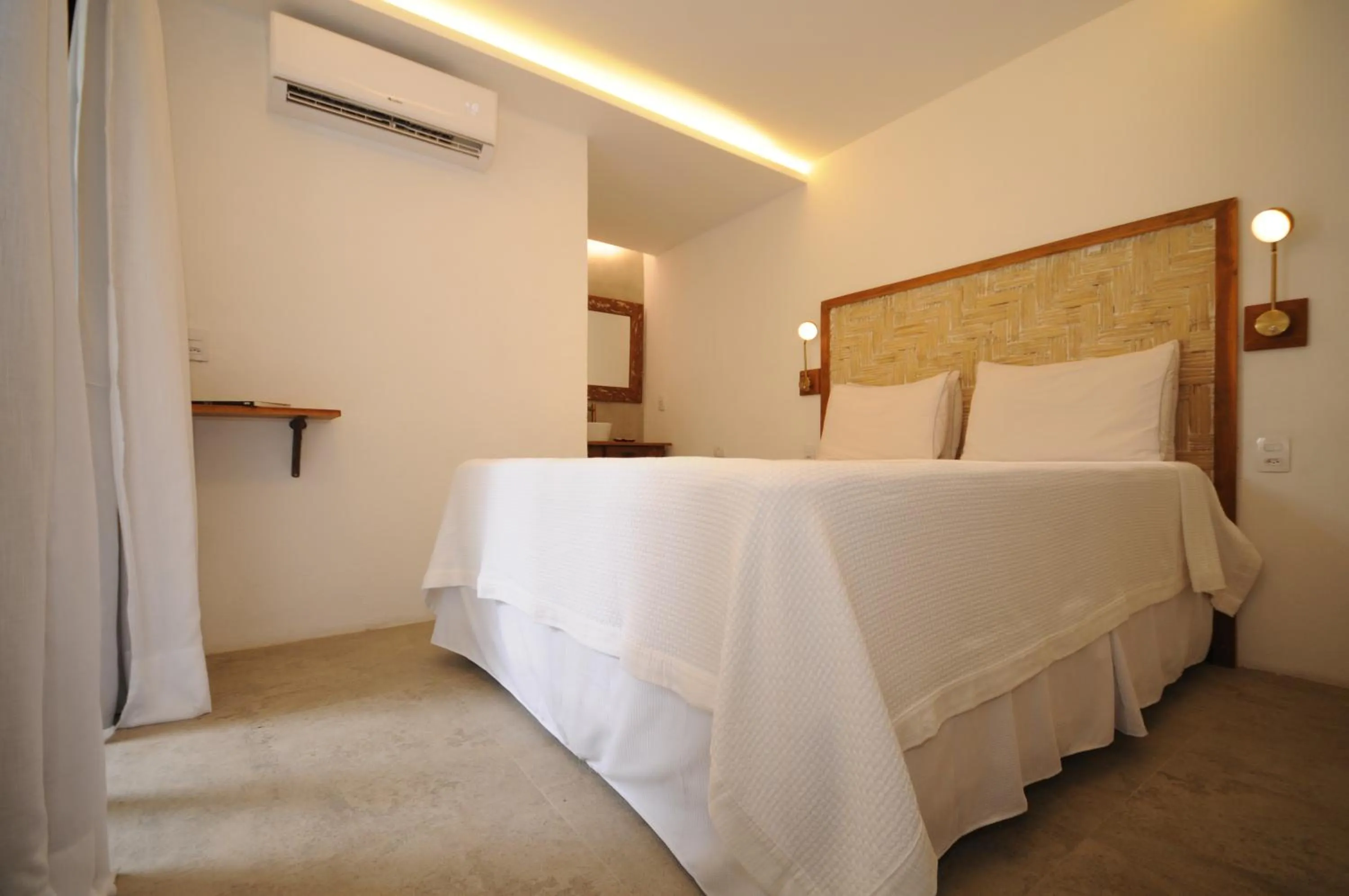 Bedroom, Bed in Villa Santa Fé