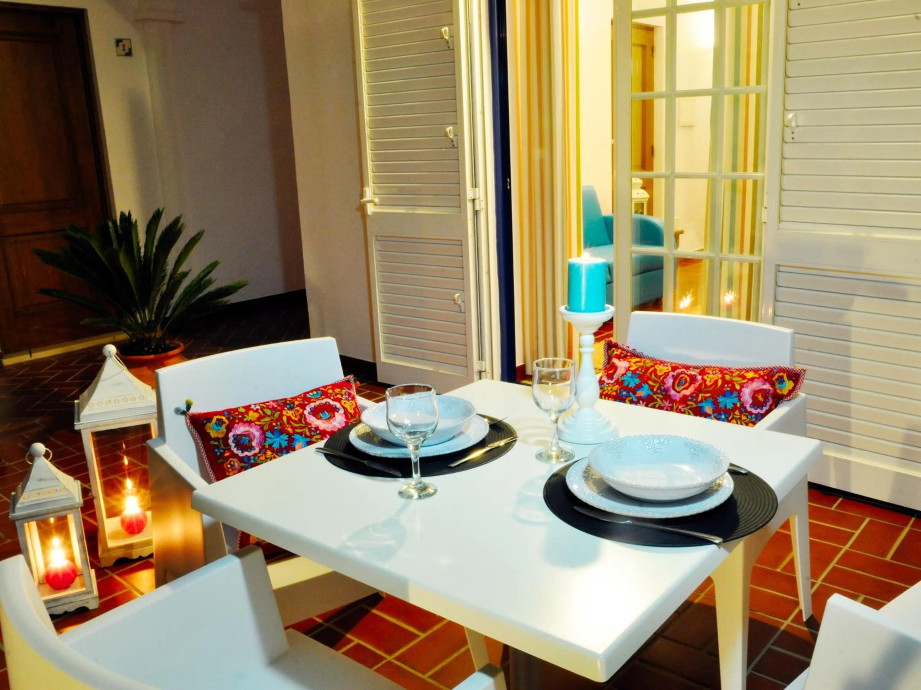 Dining area in Patios Da Vila - Duna Parque Group