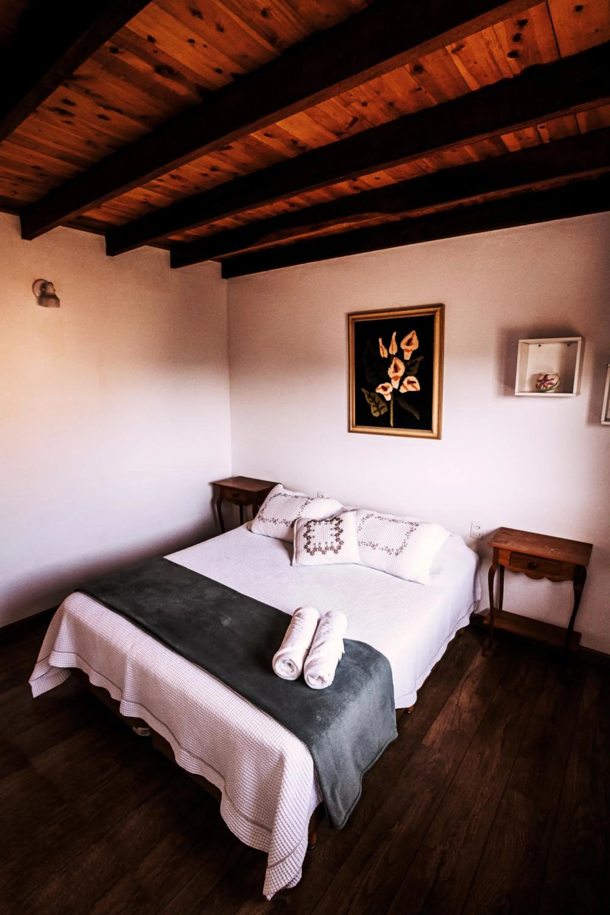 Bed in Hotel Meissner Hof