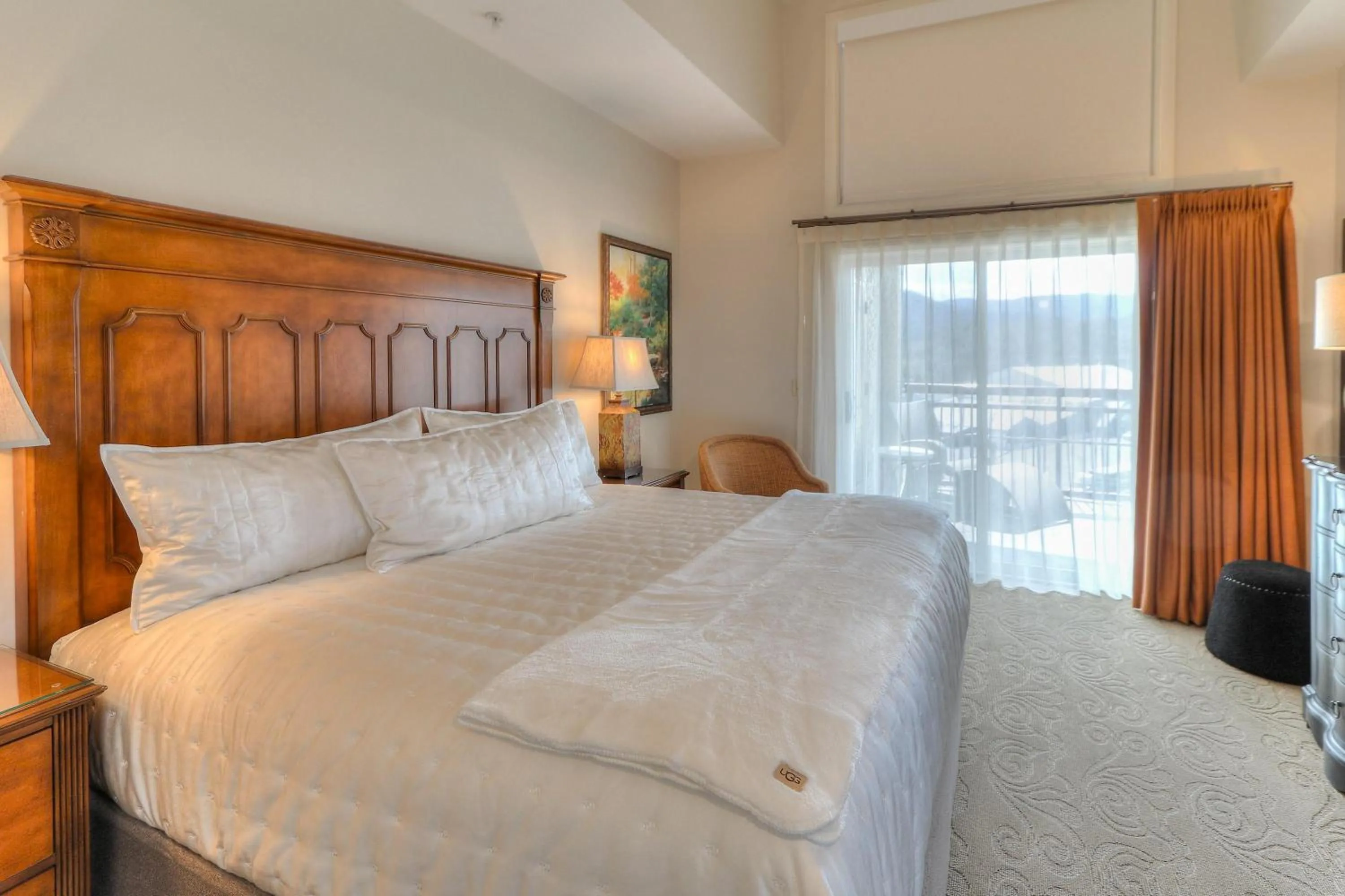 Bed in RiverStone Condo Resort & Spa