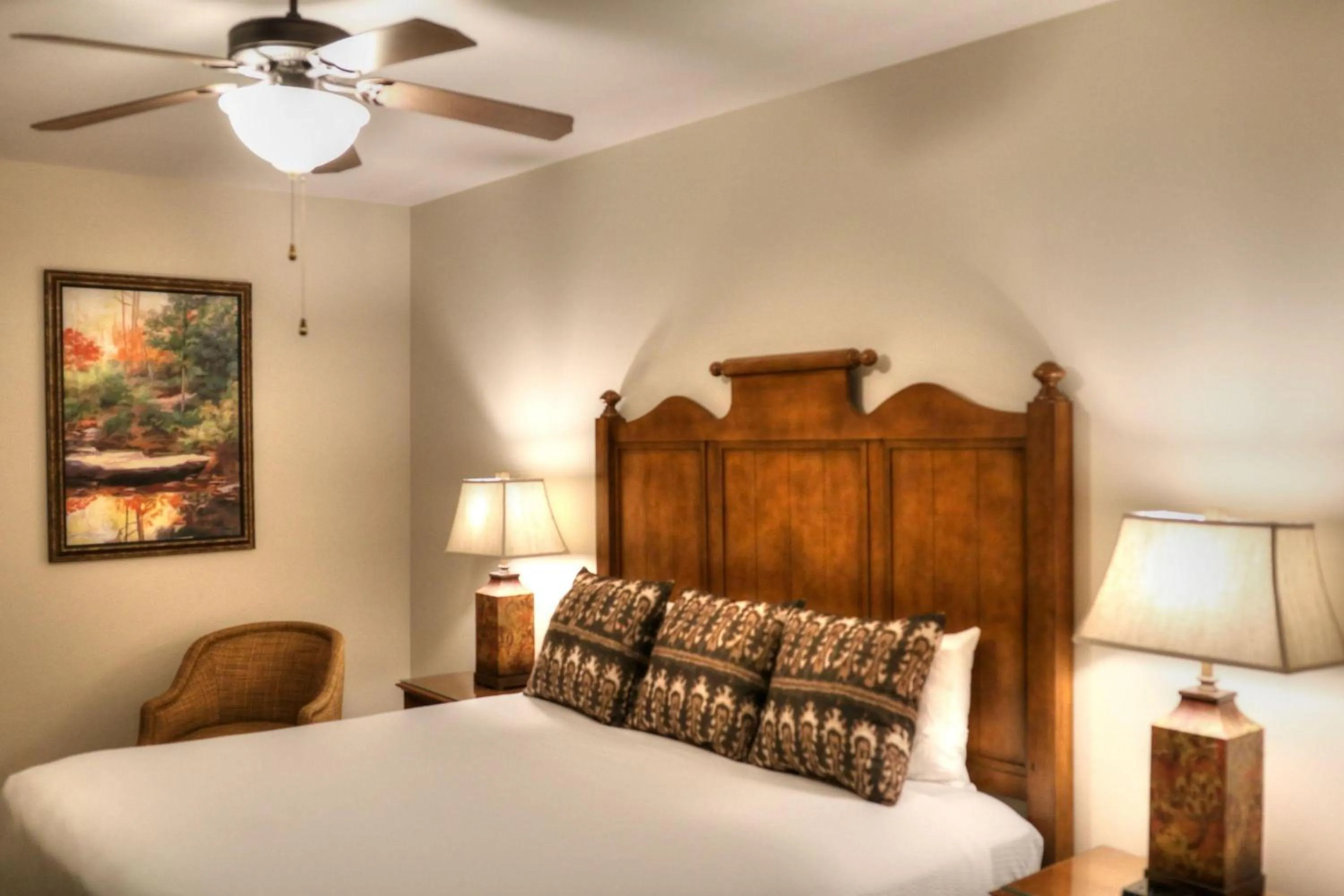 Bed in RiverStone Condo Resort & Spa