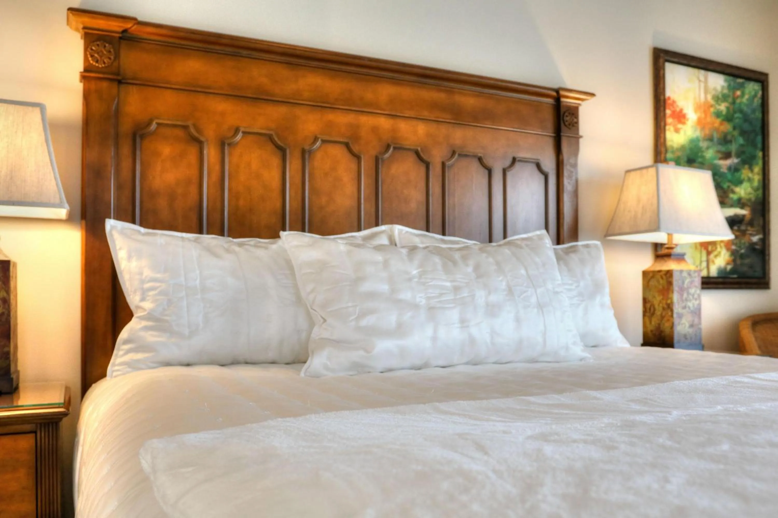 Bed in RiverStone Condo Resort & Spa