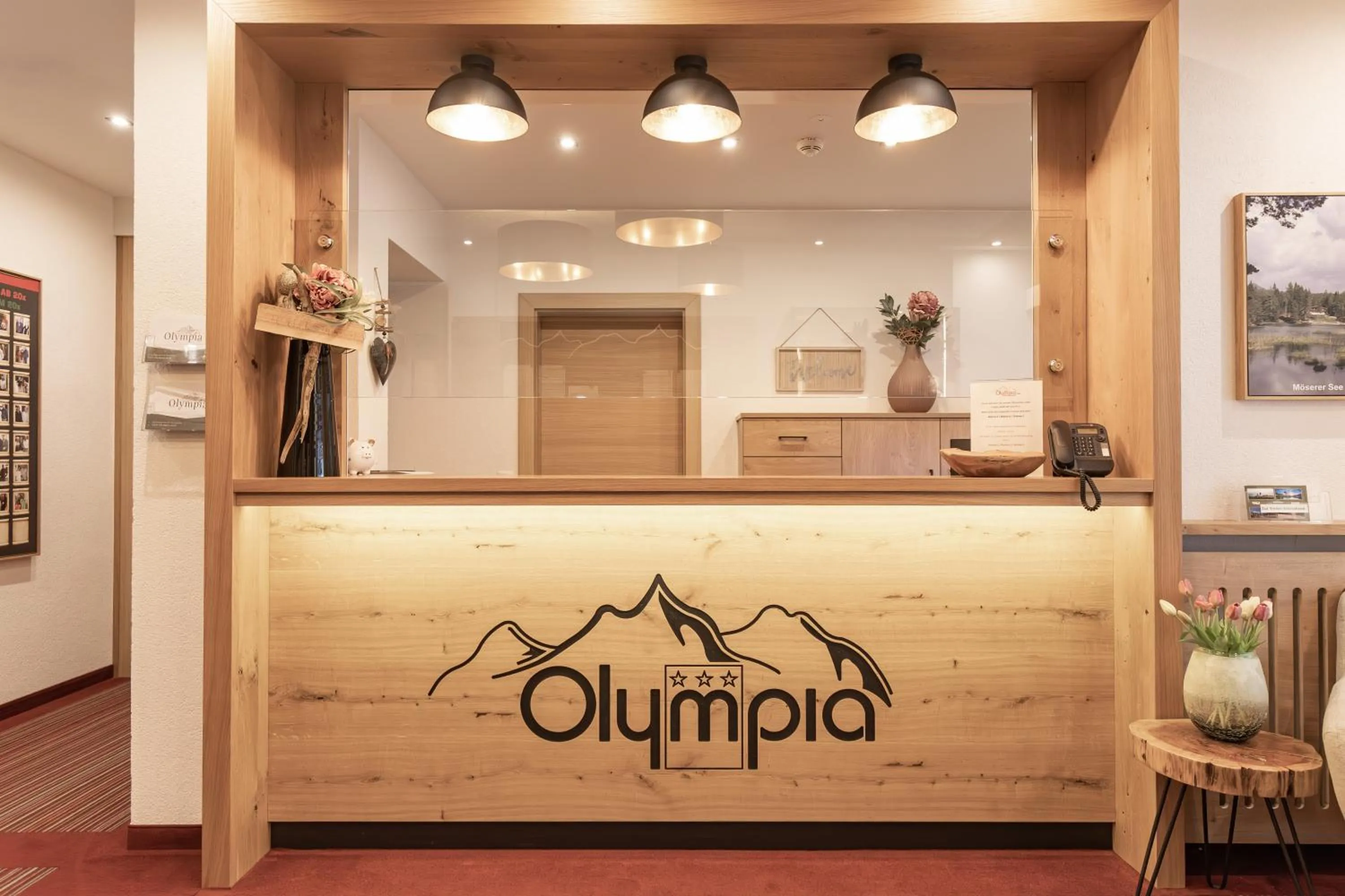 Lobby or reception in Das Aparthotel Olympia Tirol