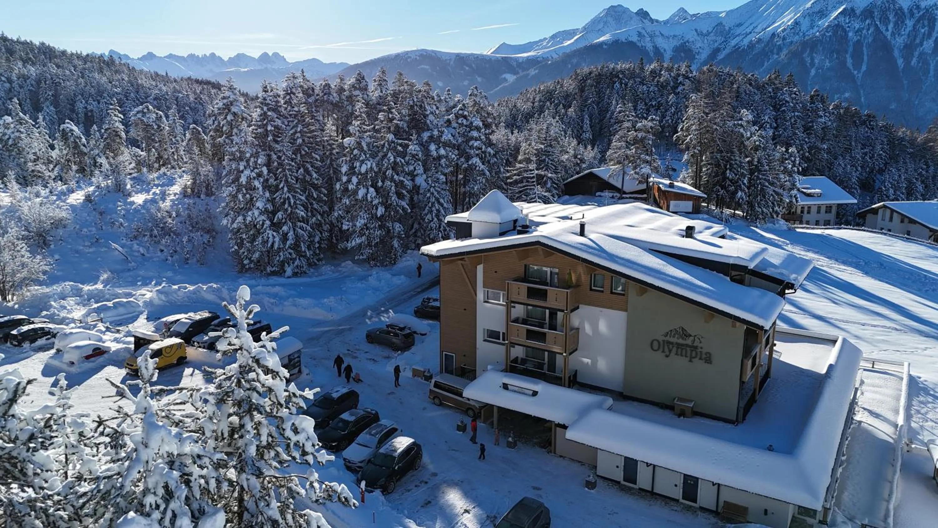 Property building in Das Aparthotel Olympia Tirol