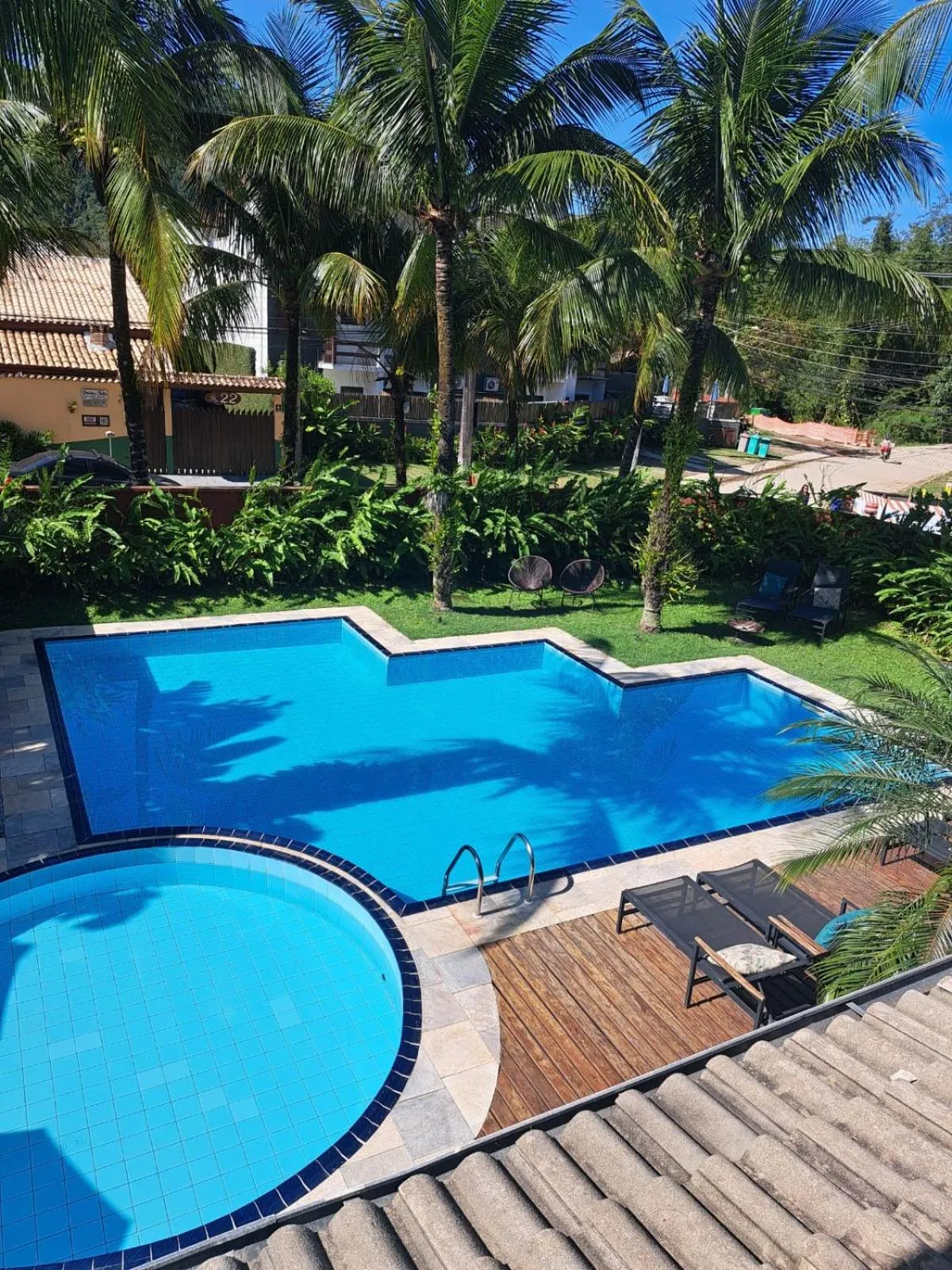 Pool view in Pousada Toca da Praia