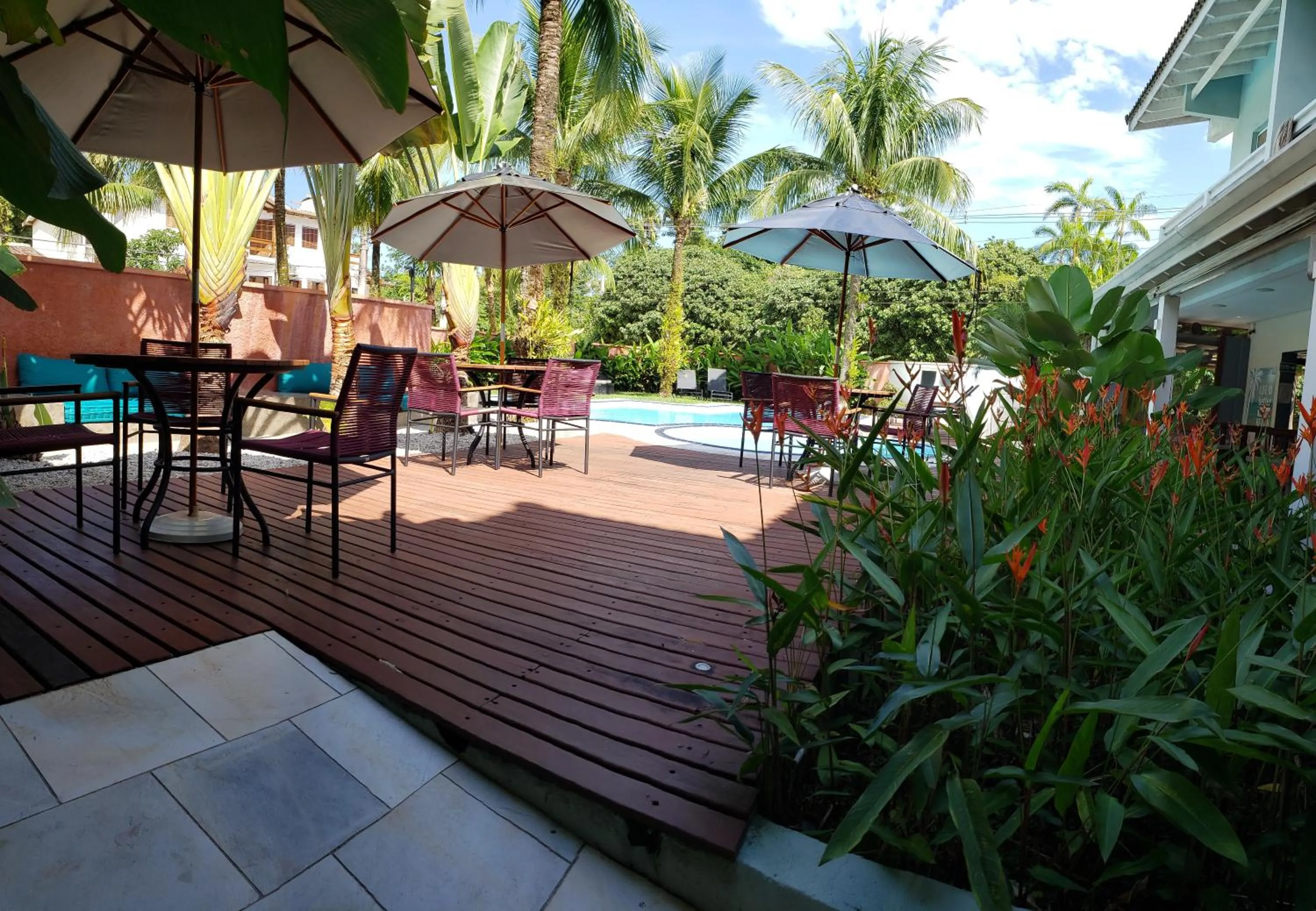 Swimming pool in Pousada Toca da Praia