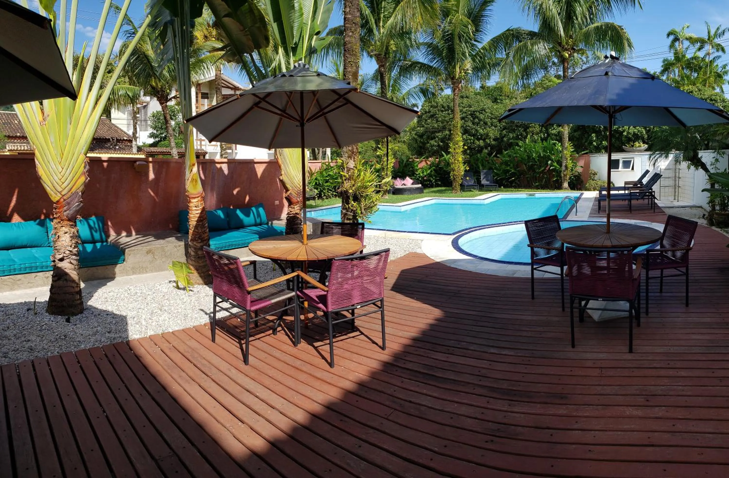 Swimming pool in Pousada Toca da Praia