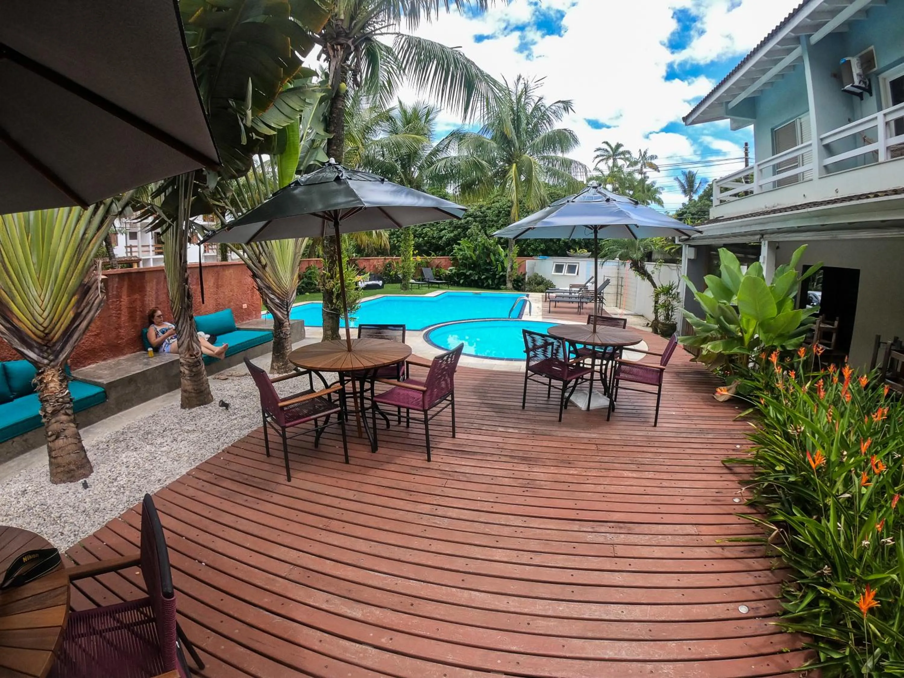 Swimming pool in Pousada Toca da Praia