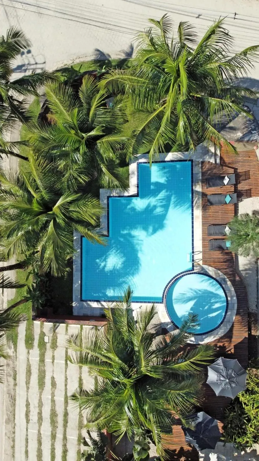 Bird's eye view in Pousada Toca da Praia